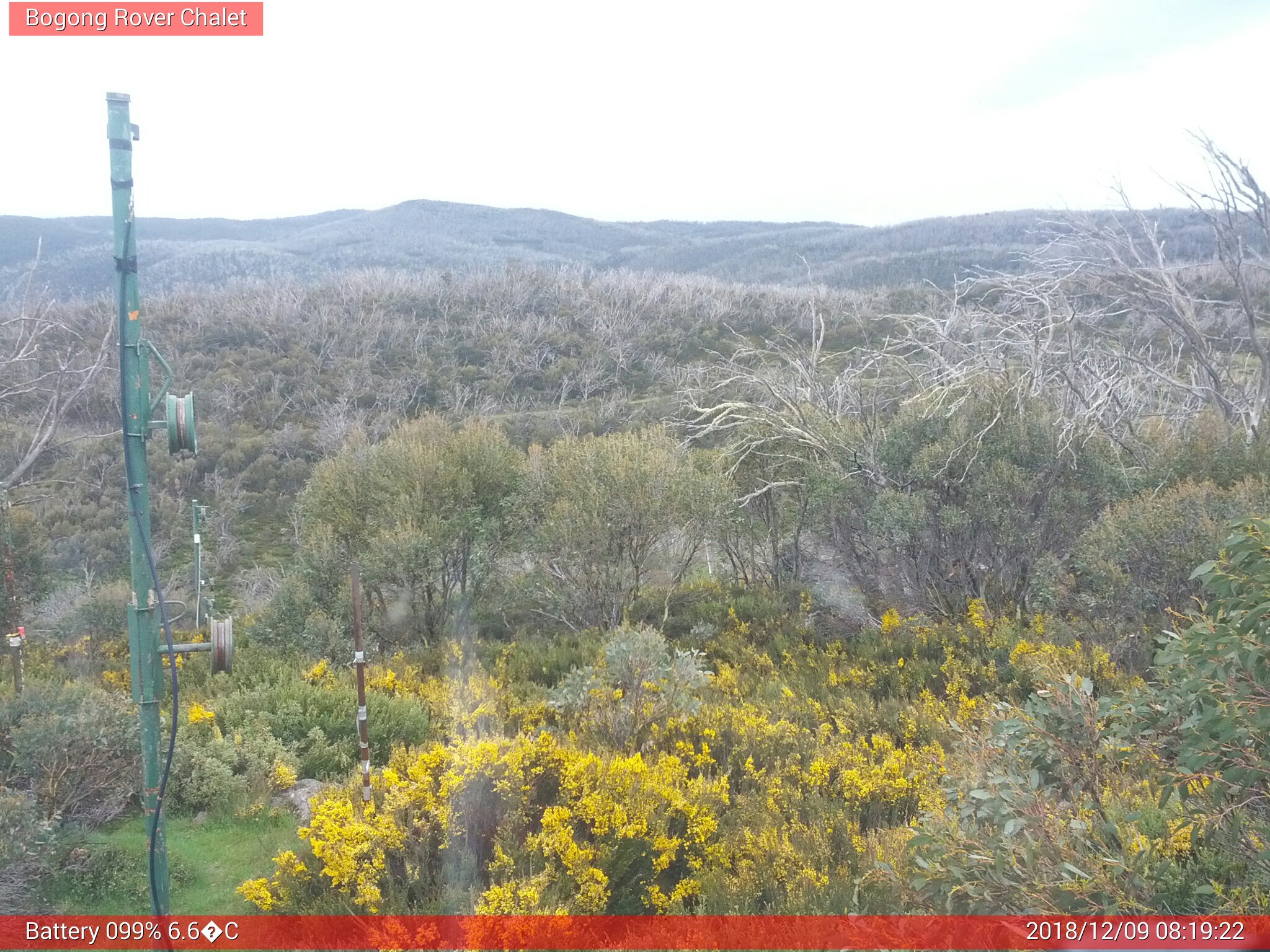 Bogong Web Cam 8:19am Sunday 9th of December 2018