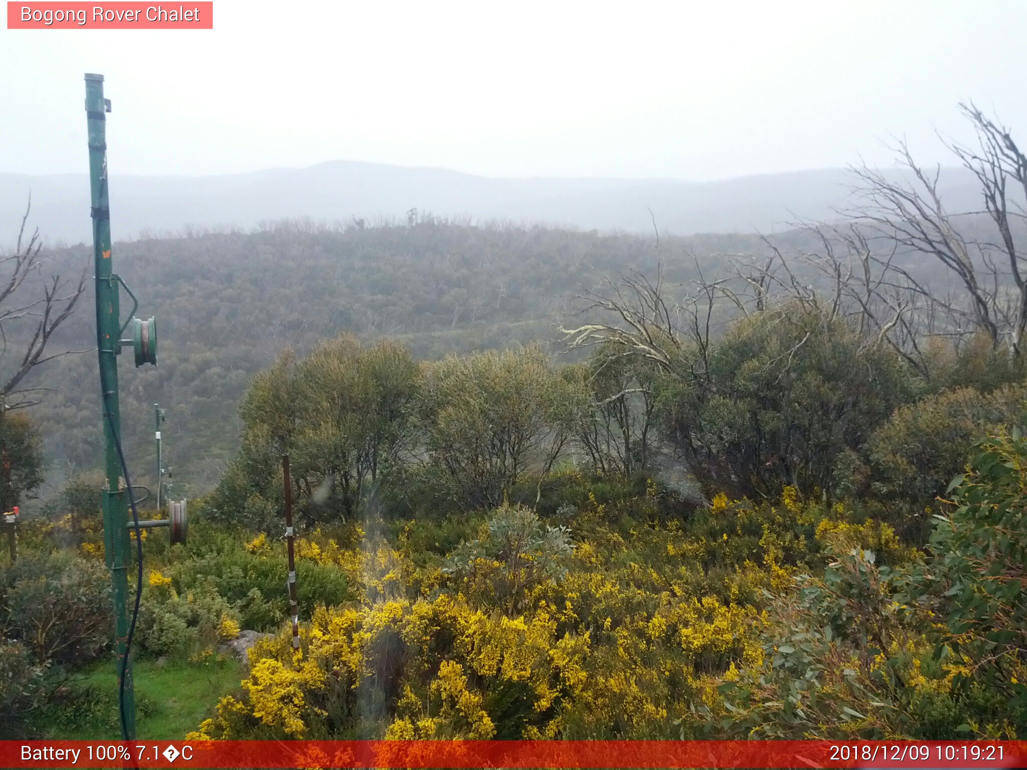 Bogong Web Cam 10:19am Sunday 9th of December 2018