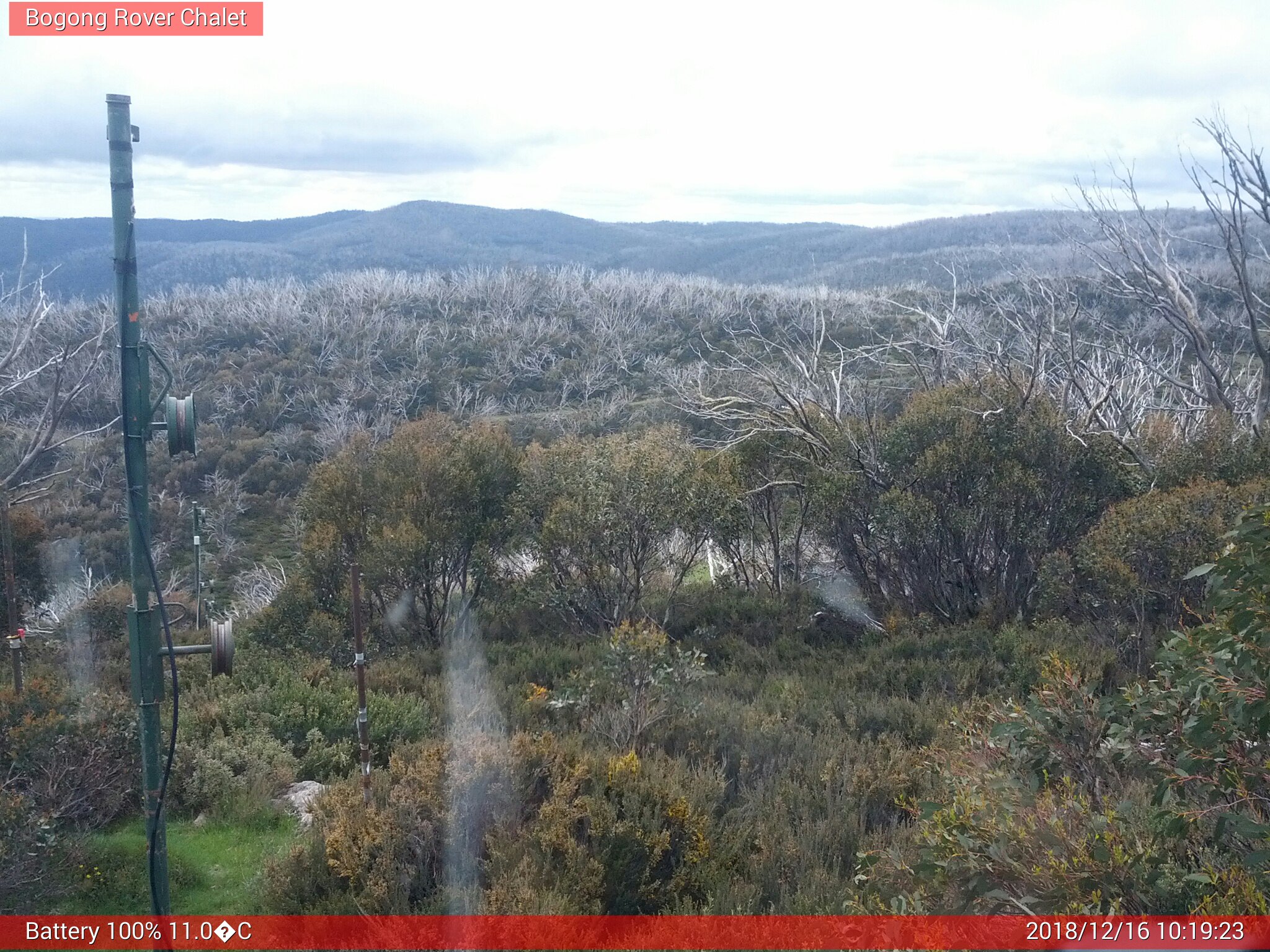 Bogong Web Cam 10:19am Sunday 16th of December 2018