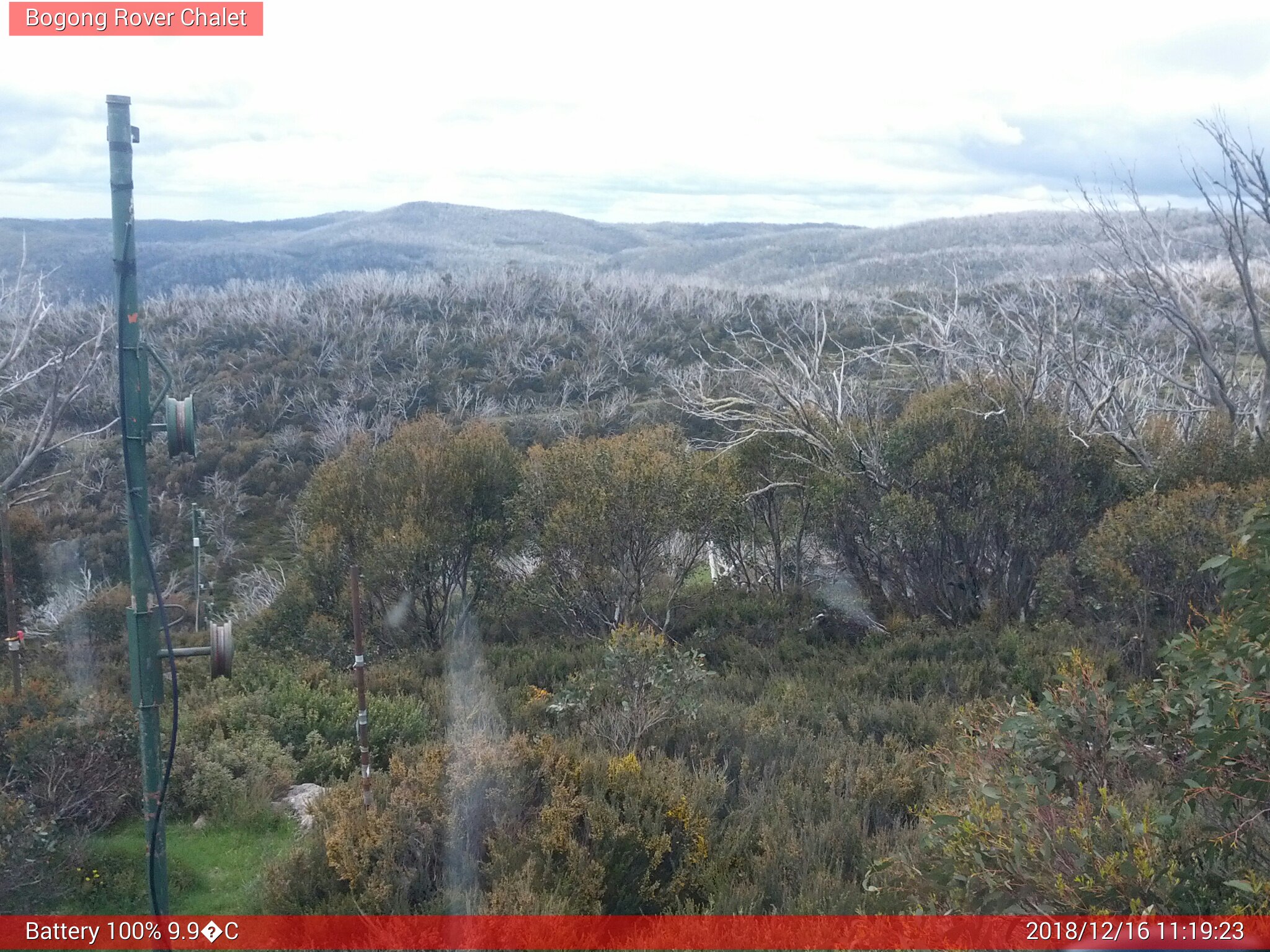 Bogong Web Cam 11:19am Sunday 16th of December 2018