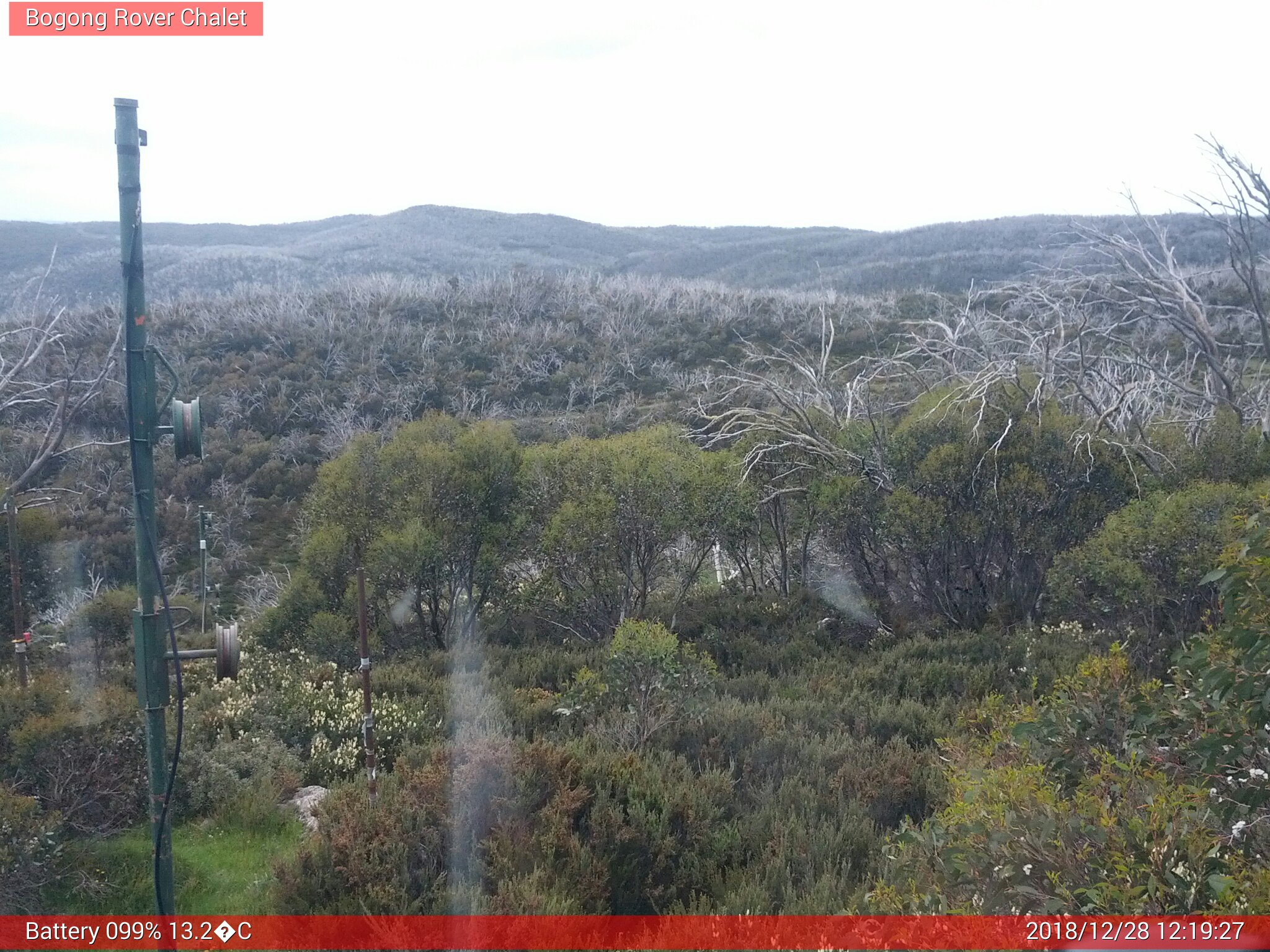 Bogong Web Cam 12:19pm Friday 28th of December 2018