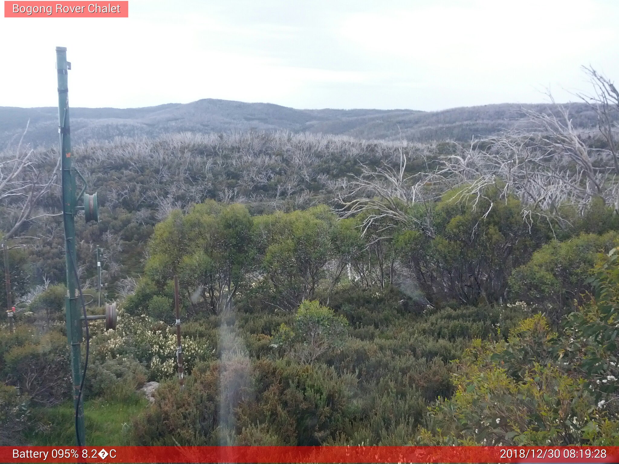 Bogong Web Cam 8:19am Sunday 30th of December 2018