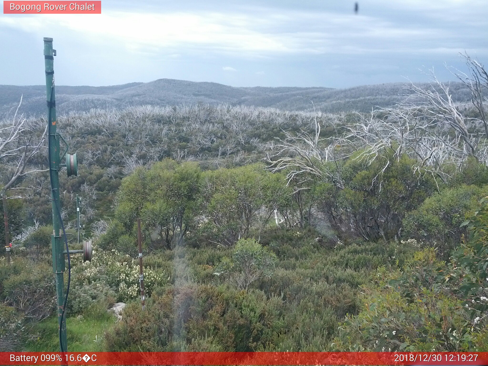 Bogong Web Cam 12:19pm Sunday 30th of December 2018