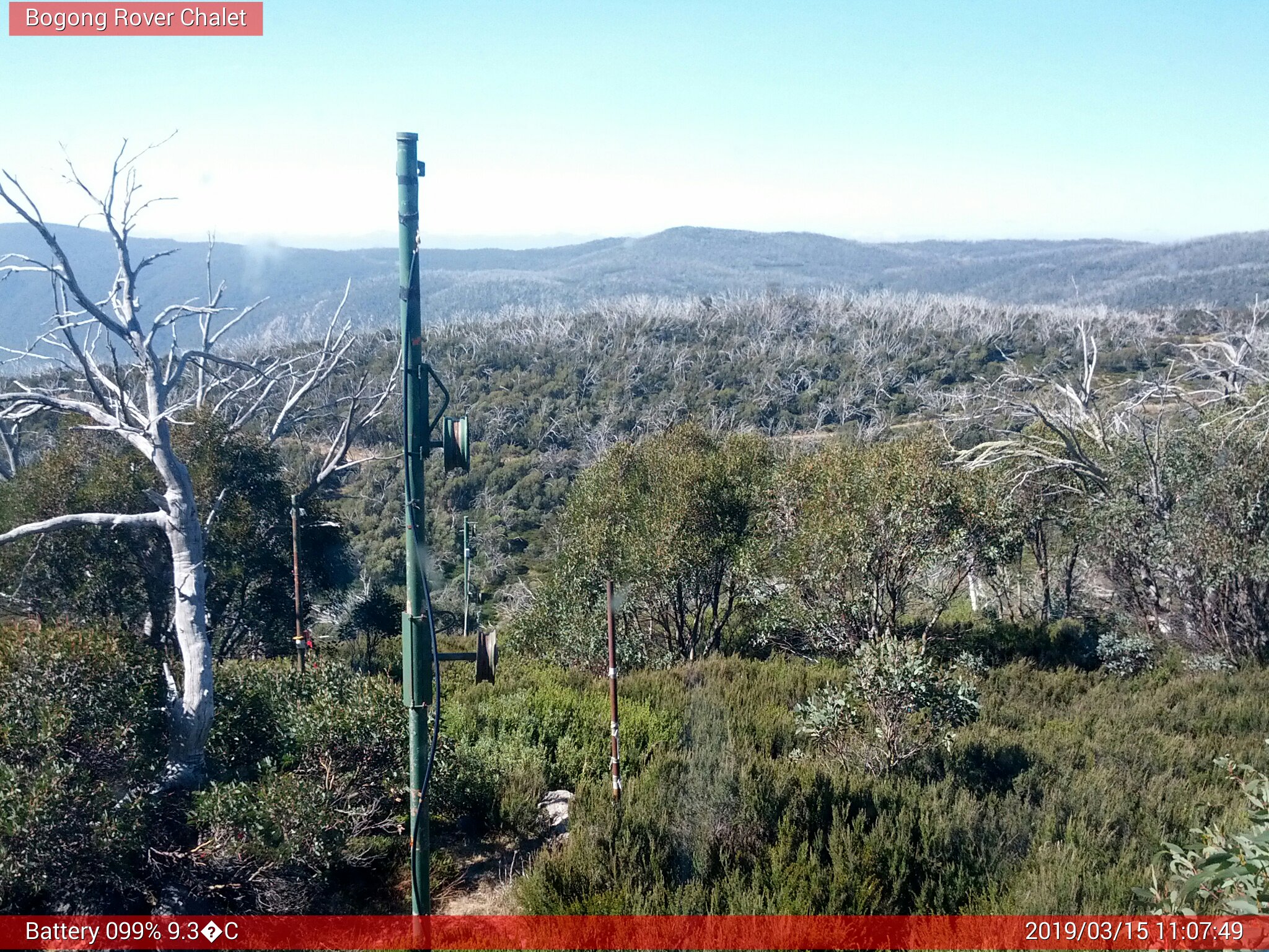 Bogong Web Cam 11:07am Friday 15th of March 2019