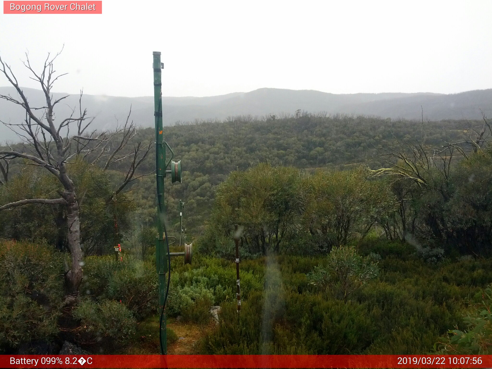 Bogong Web Cam 10:07am Friday 22nd of March 2019