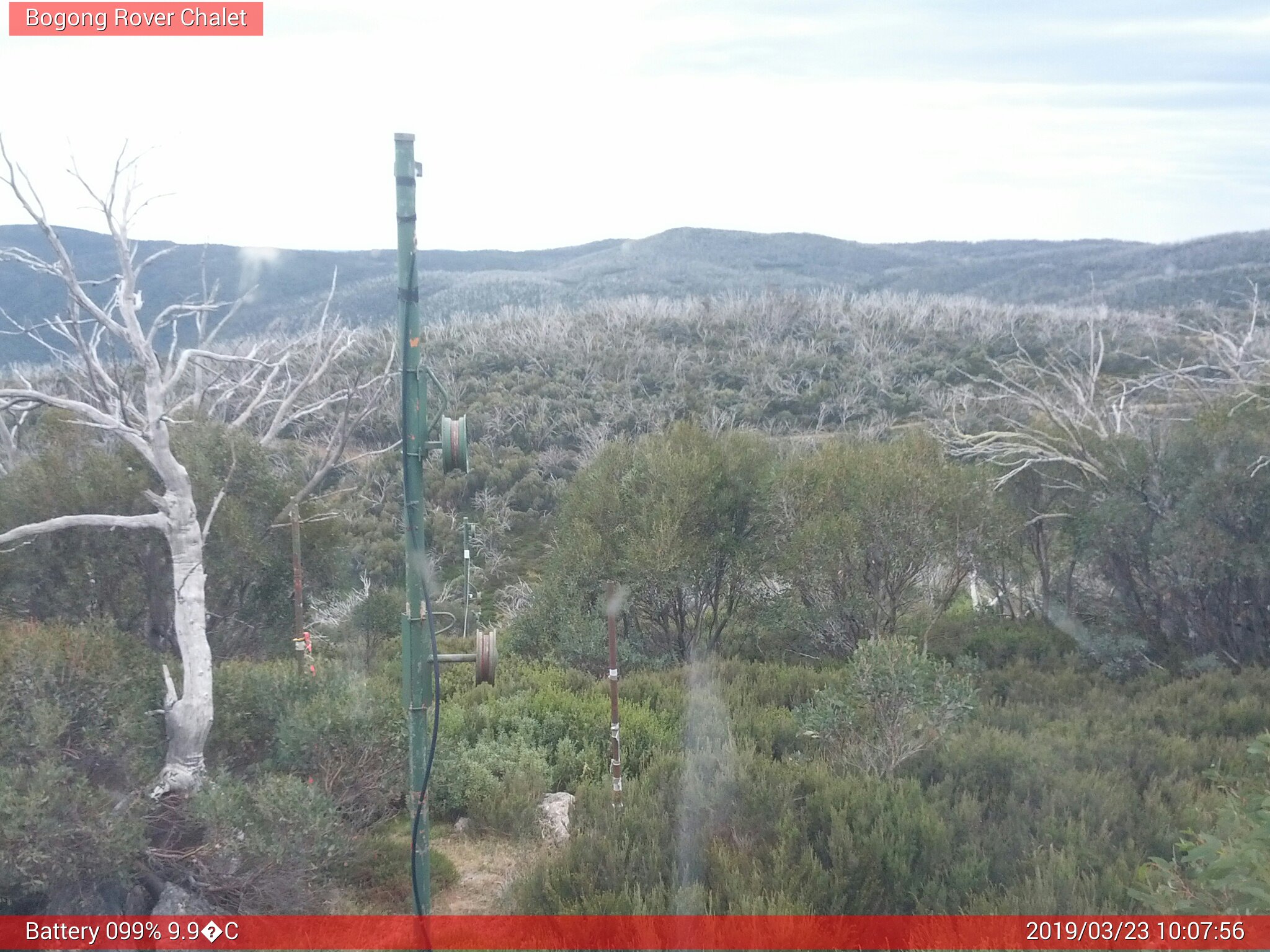 Bogong Web Cam 10:07am Saturday 23rd of March 2019