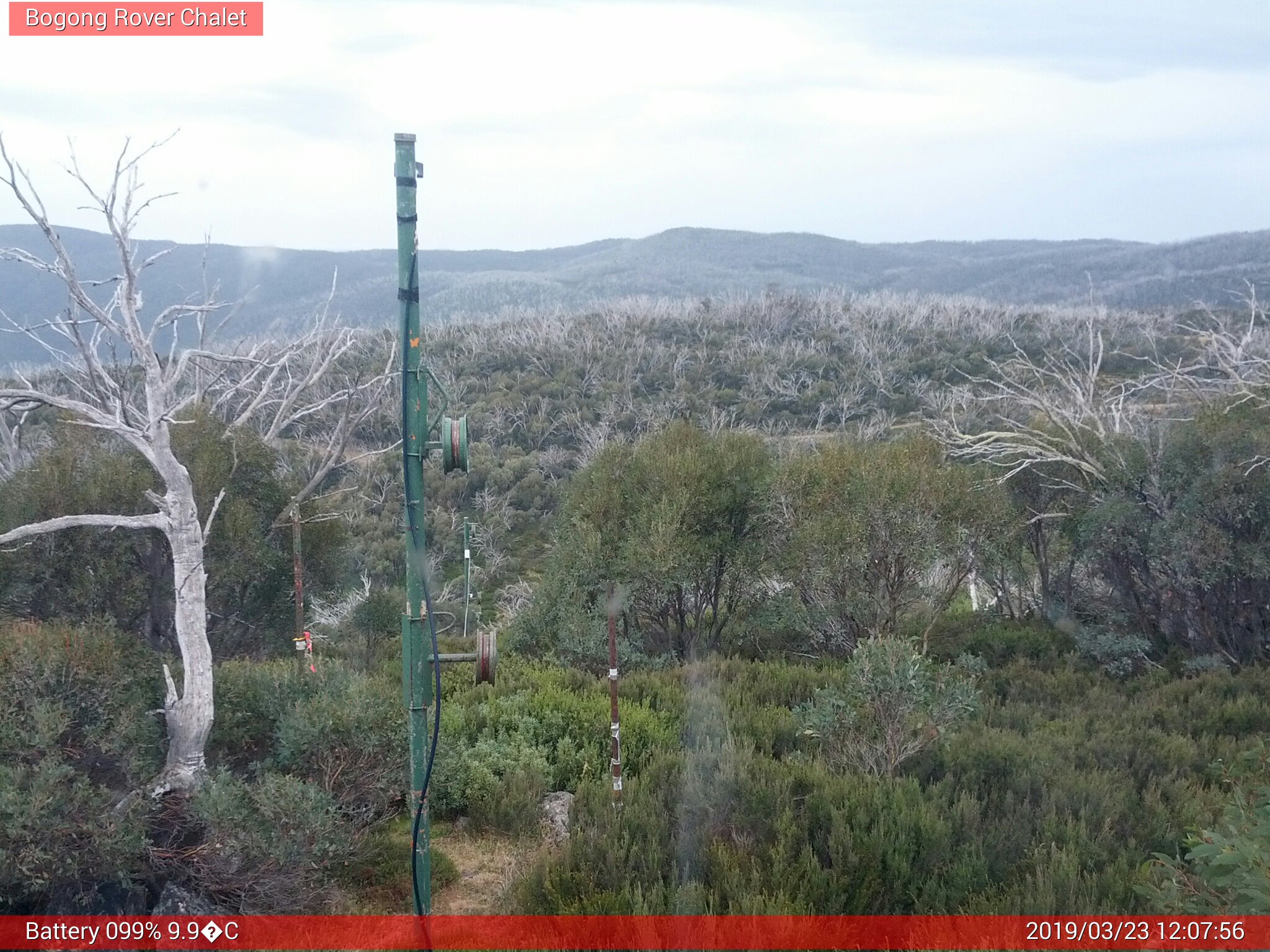 Bogong Web Cam 12:07pm Saturday 23rd of March 2019