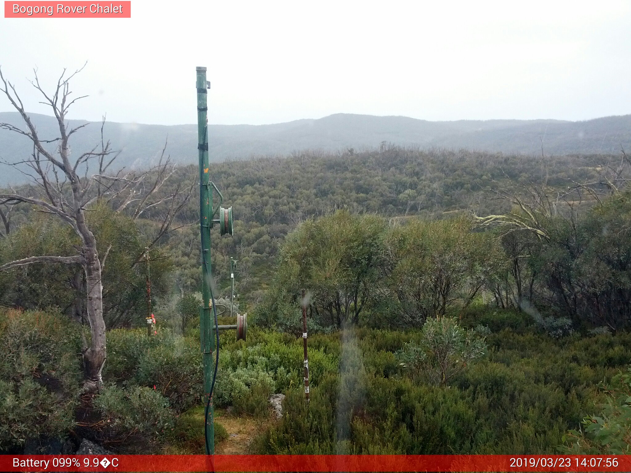 Bogong Web Cam 2:07pm Saturday 23rd of March 2019