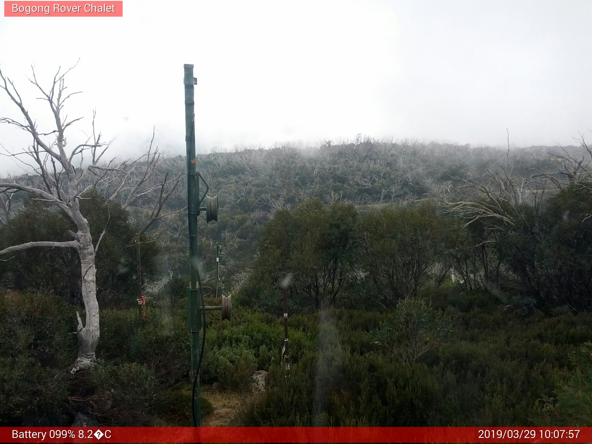 Bogong Web Cam 10:07am Friday 29th of March 2019