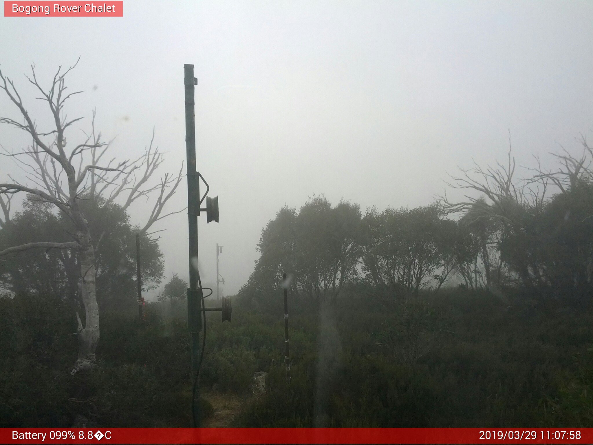 Bogong Web Cam 11:07am Friday 29th of March 2019