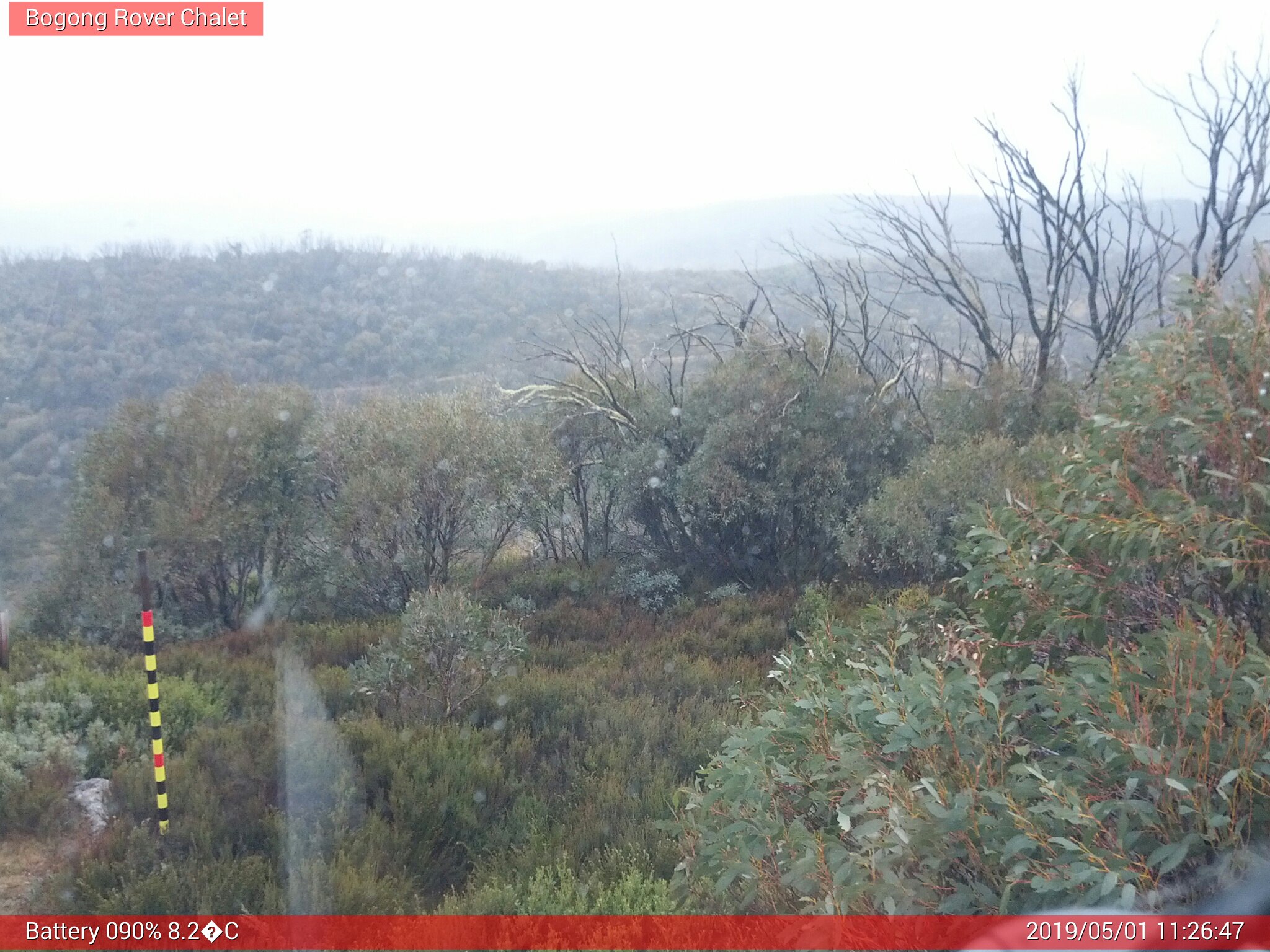 Bogong Web Cam 11:26am Wednesday 1st of May 2019