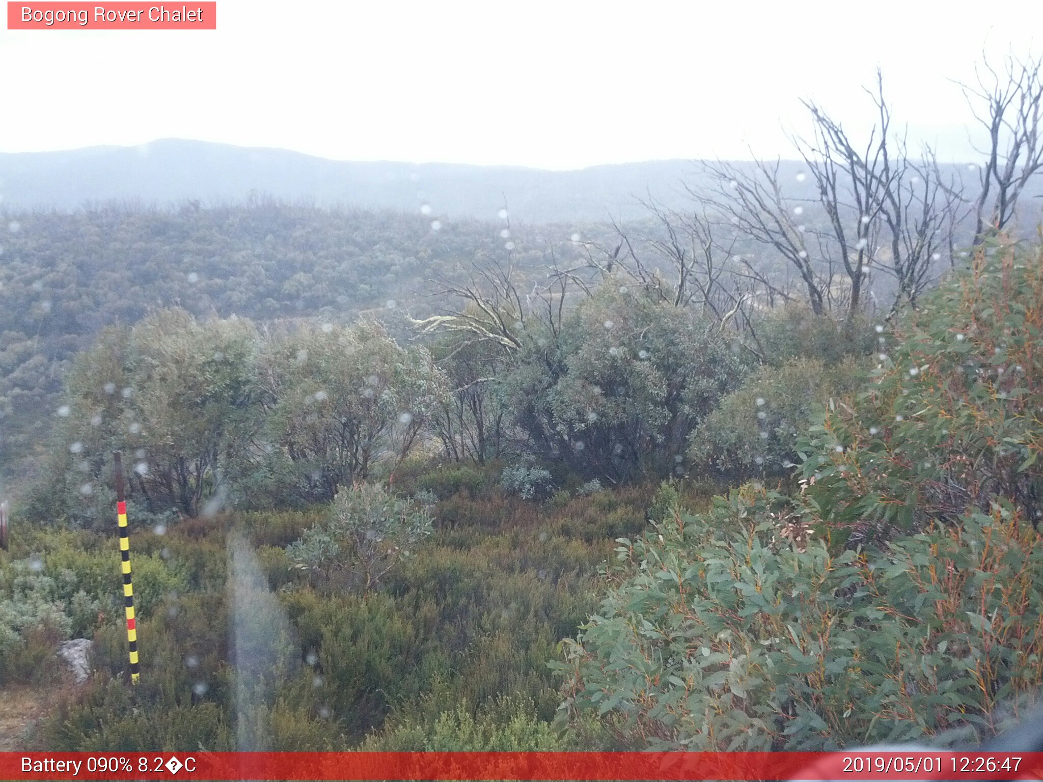 Bogong Web Cam 12:26pm Wednesday 1st of May 2019