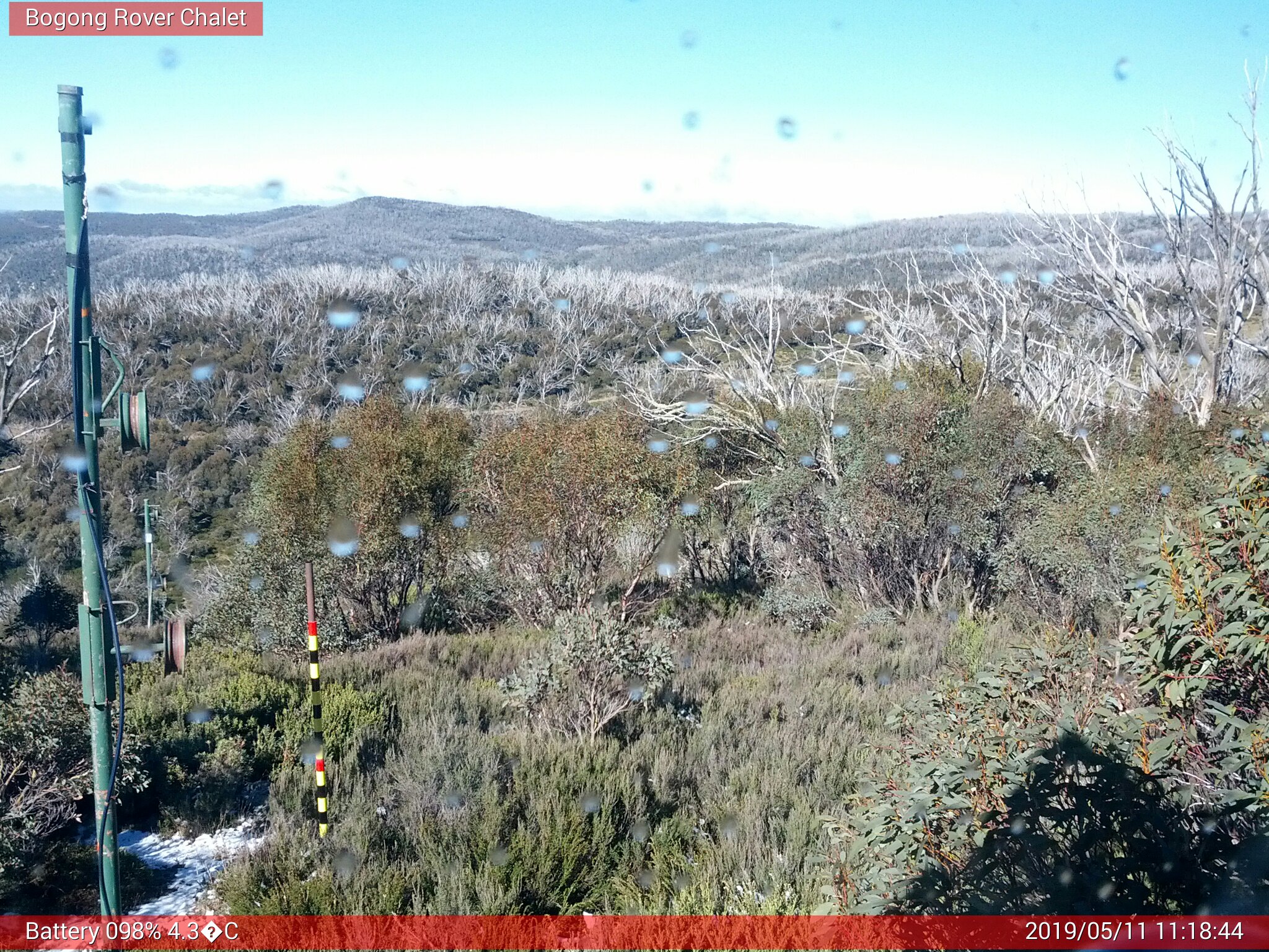 Bogong Web Cam 11:18am Saturday 11th of May 2019