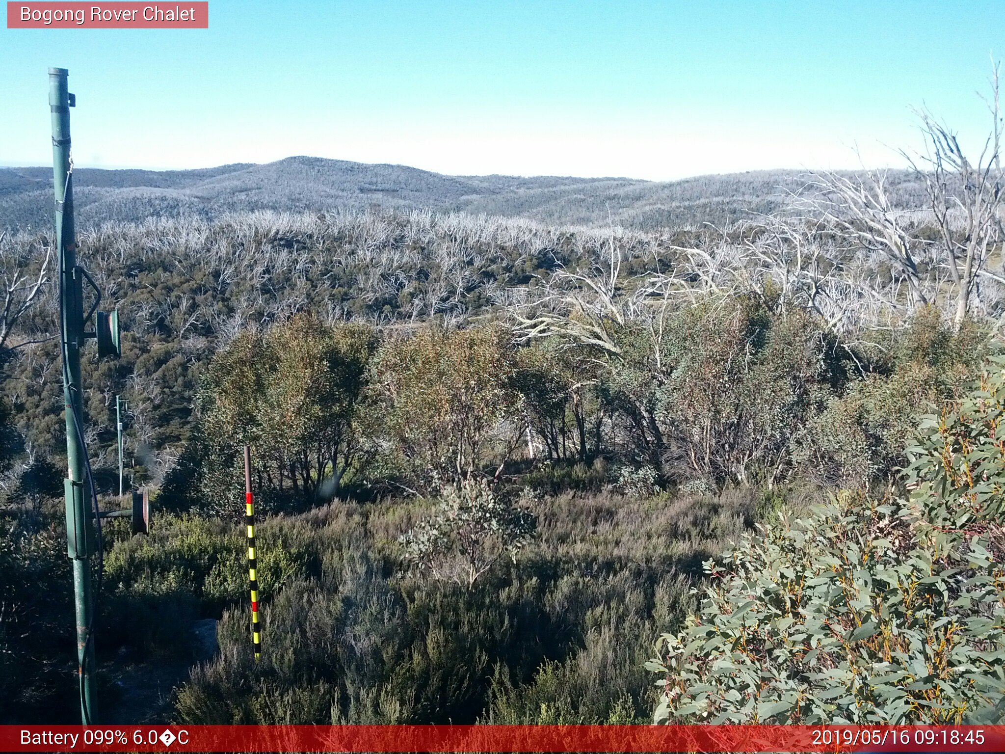 Bogong Web Cam 9:18am Thursday 16th of May 2019