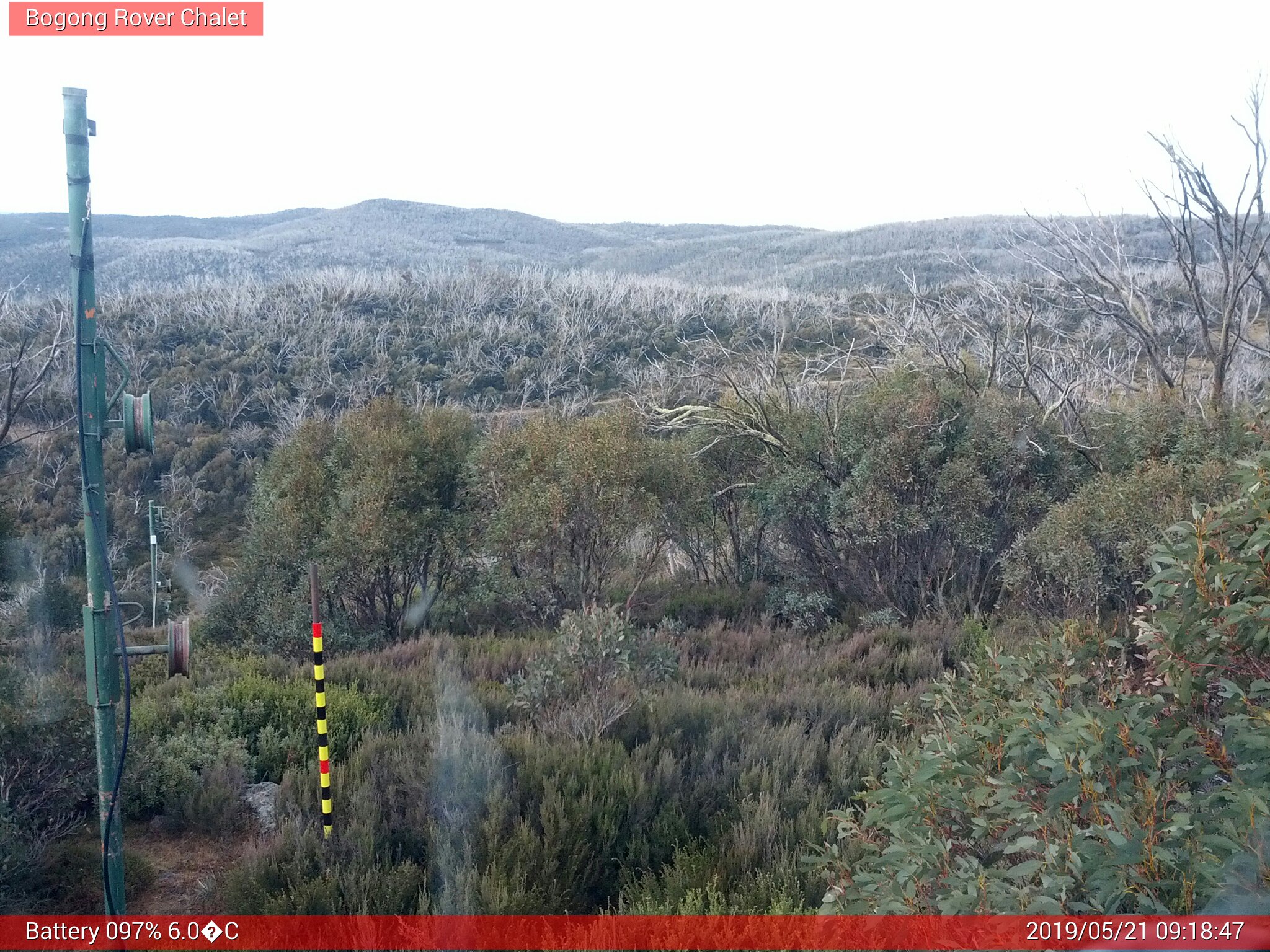 Bogong Web Cam 9:18am Tuesday 21st of May 2019