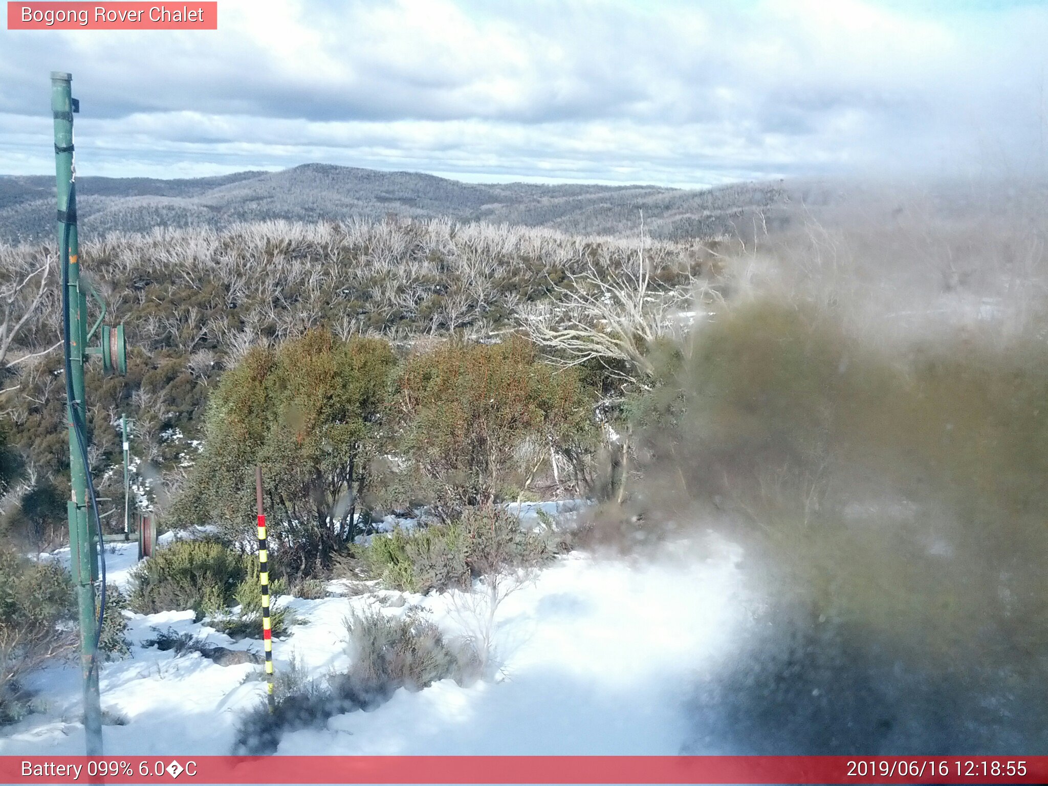 Bogong Web Cam 12:18pm Sunday 16th of June 2019