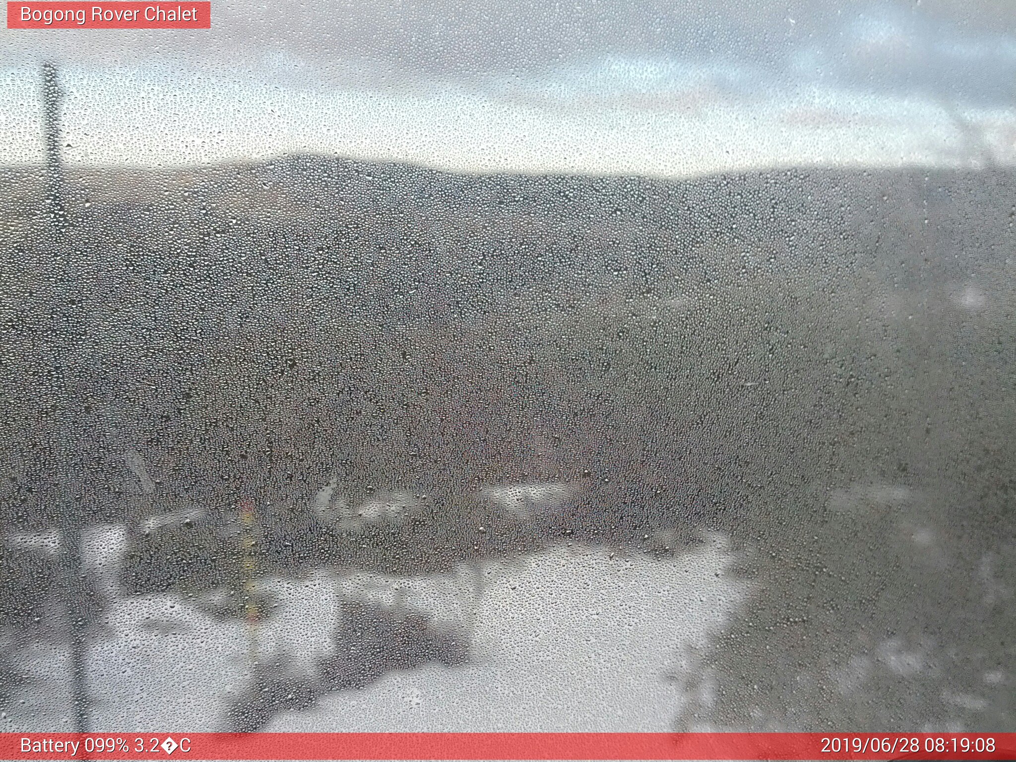 Bogong Web Cam 8:19am Friday 28th of June 2019