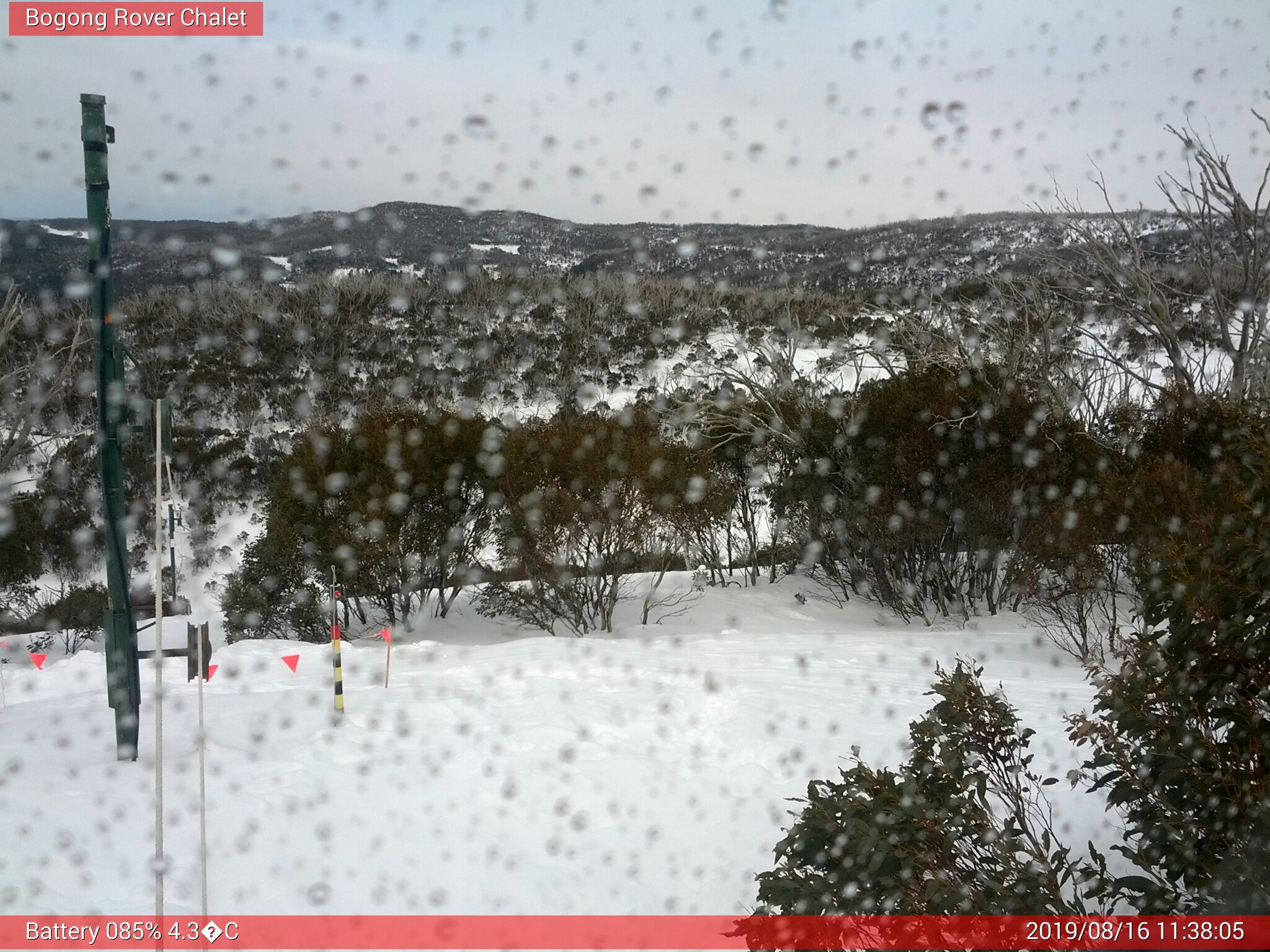 Bogong Web Cam 11:38am Friday 16th of August 2019