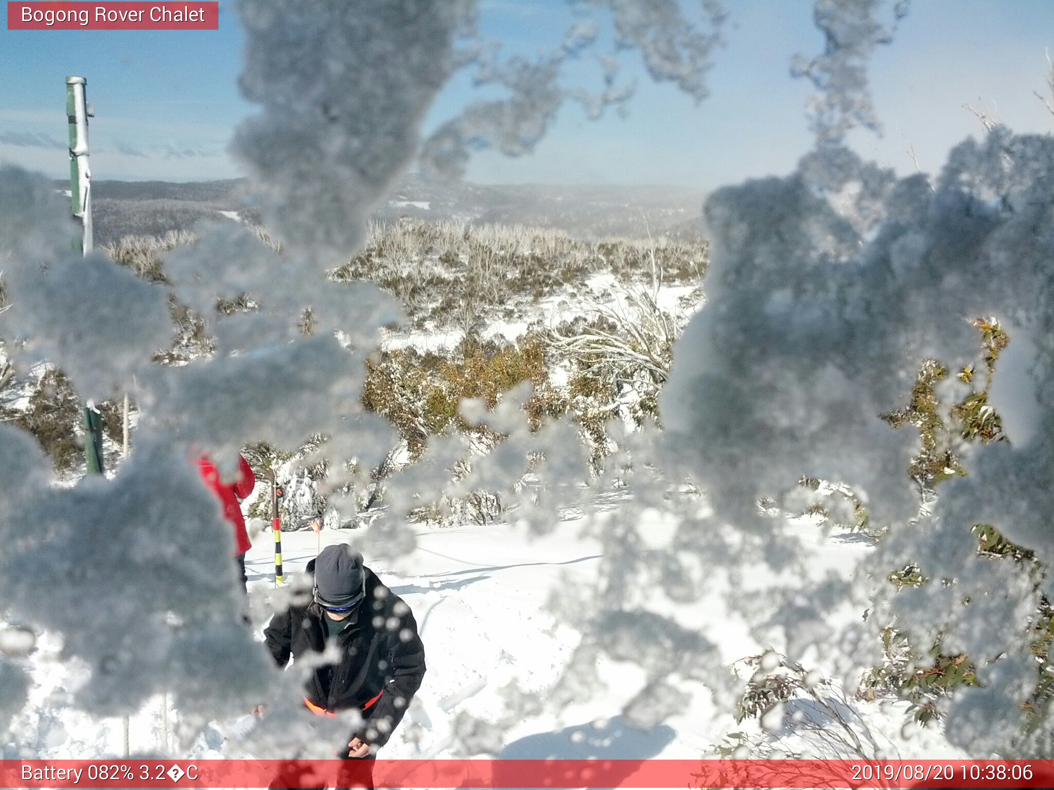 Bogong Web Cam 10:38am Tuesday 20th of August 2019