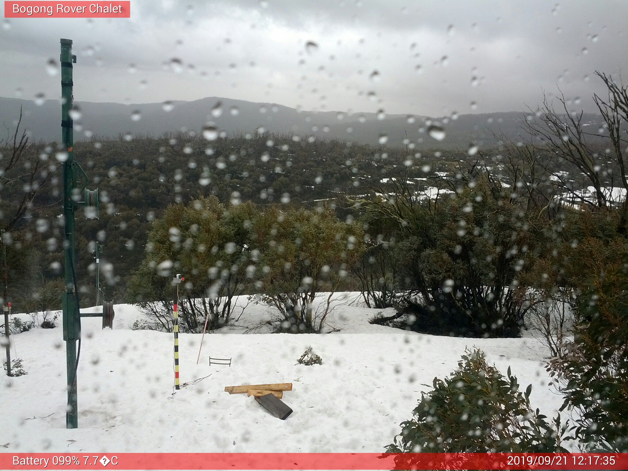 Bogong Web Cam 12:17pm Saturday 21st of September 2019