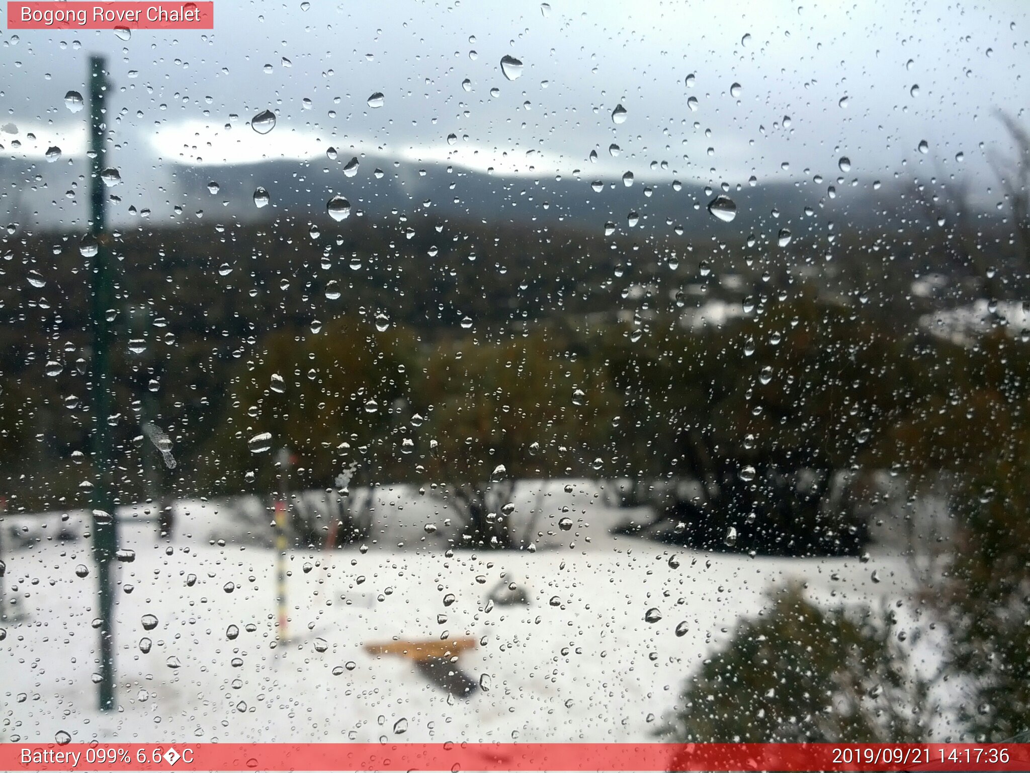 Bogong Web Cam 2:17pm Saturday 21st of September 2019