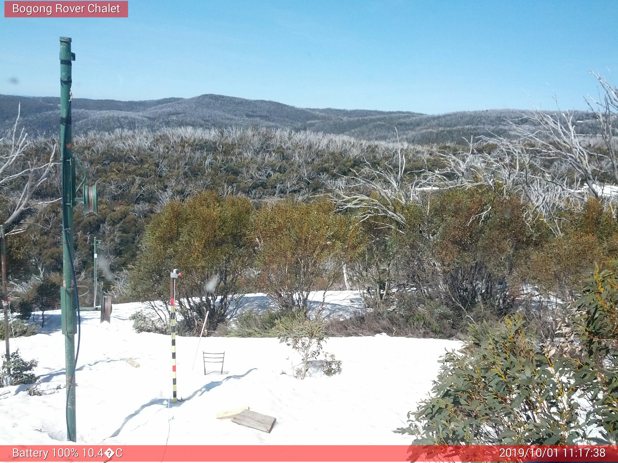 Bogong Web Cam 11:17am Tuesday 1st of October 2019