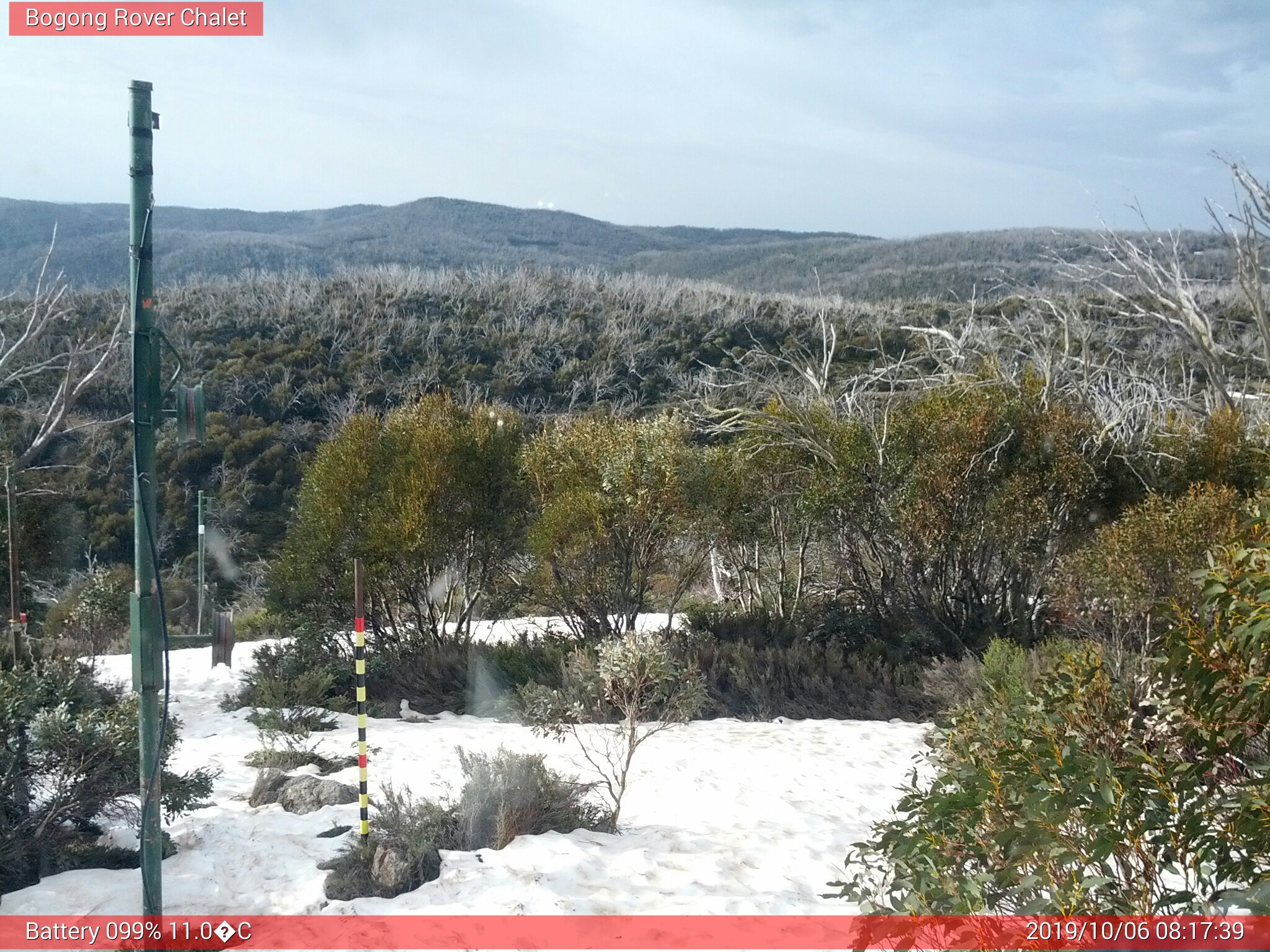 Bogong Web Cam 8:17am Sunday 6th of October 2019