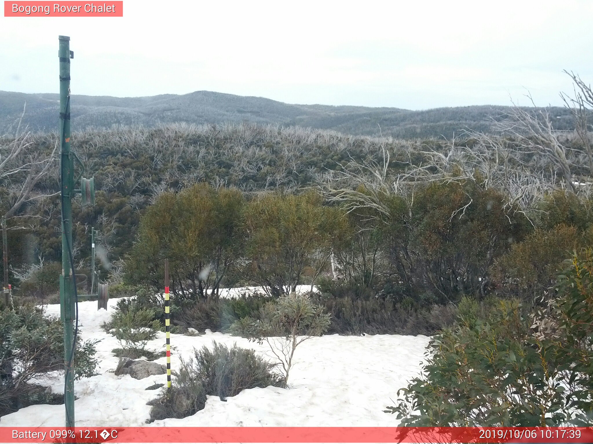 Bogong Web Cam 10:17am Sunday 6th of October 2019