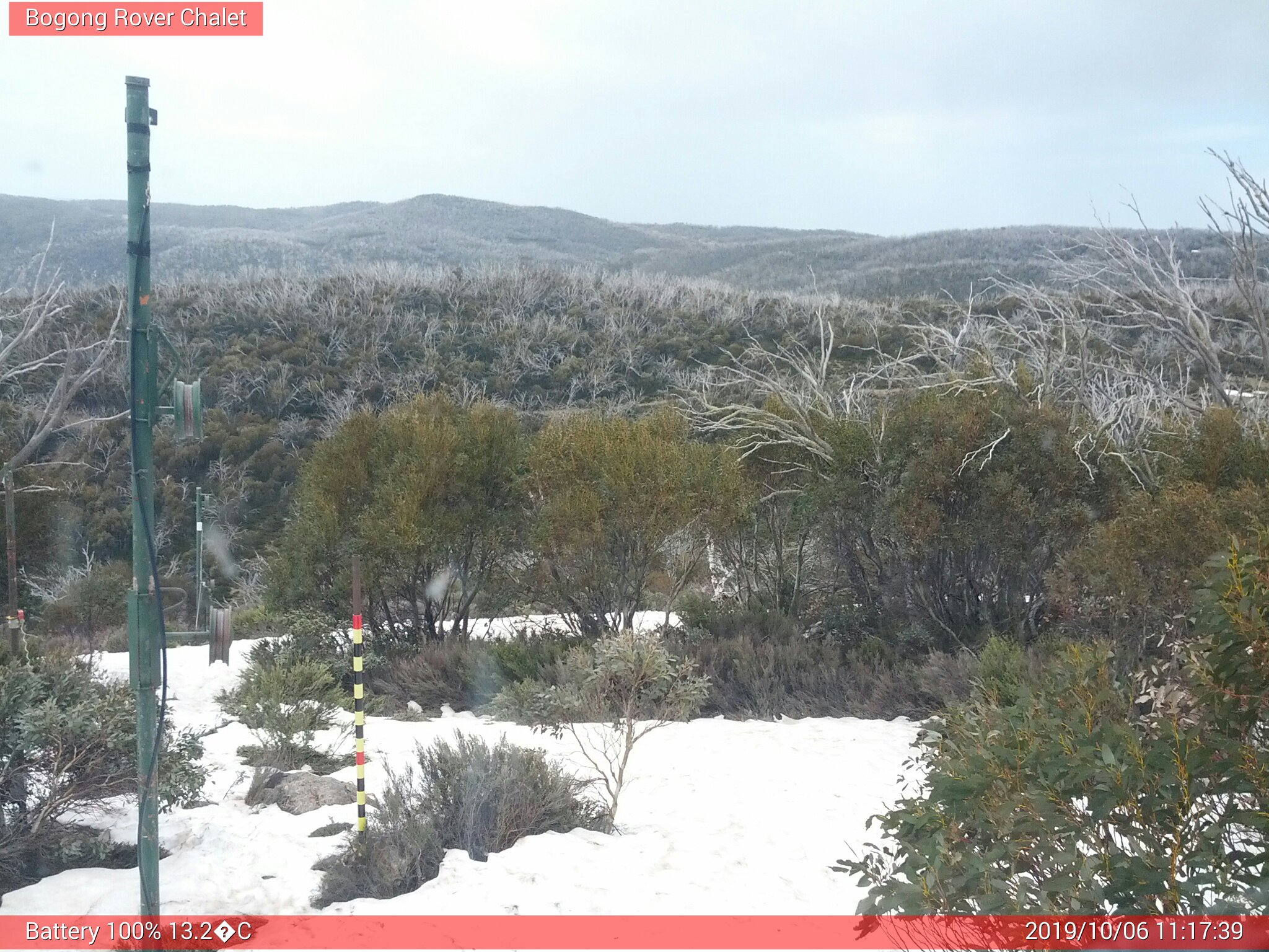 Bogong Web Cam 11:17am Sunday 6th of October 2019