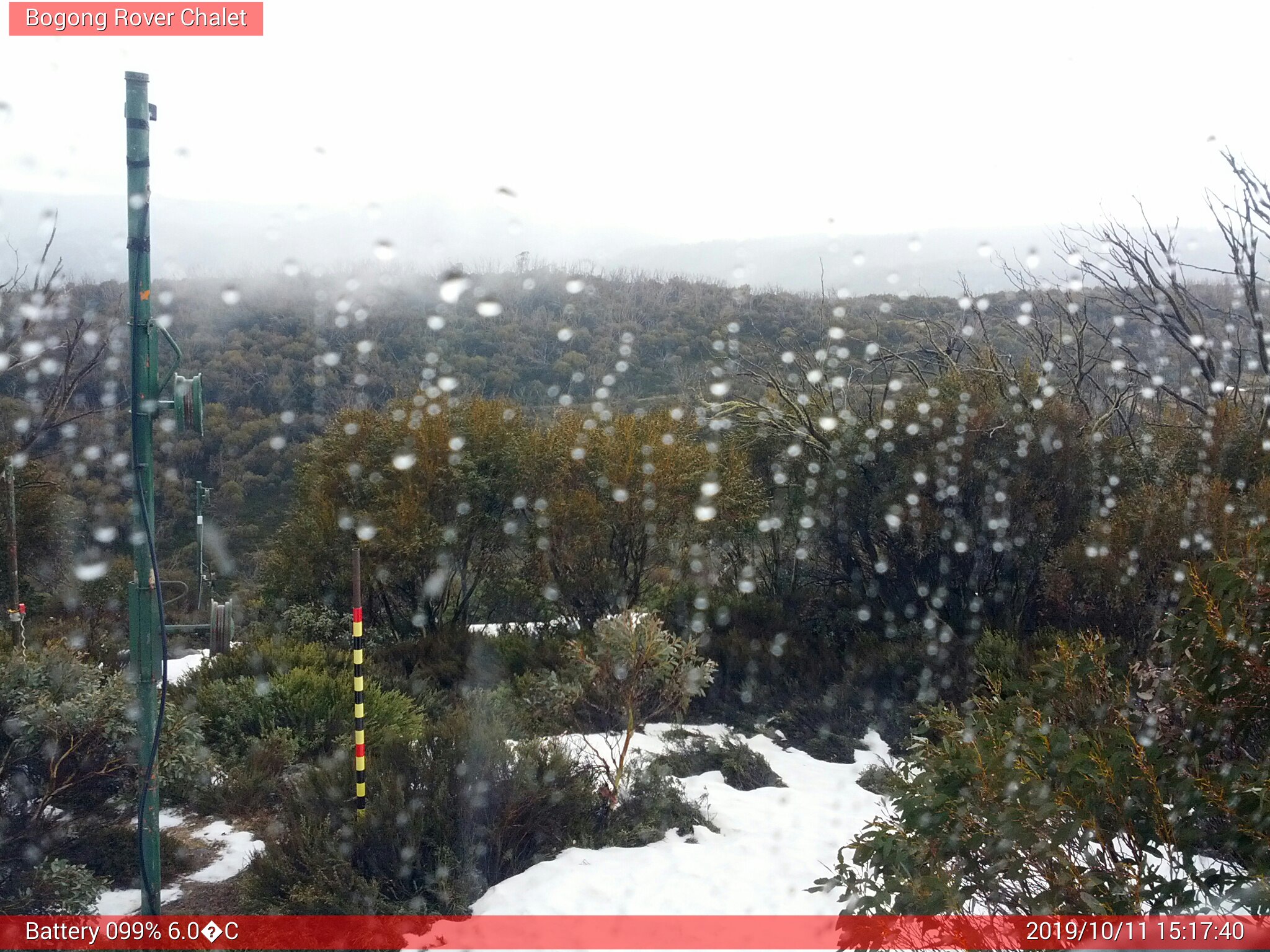 Bogong Web Cam 3:17pm Friday 11th of October 2019