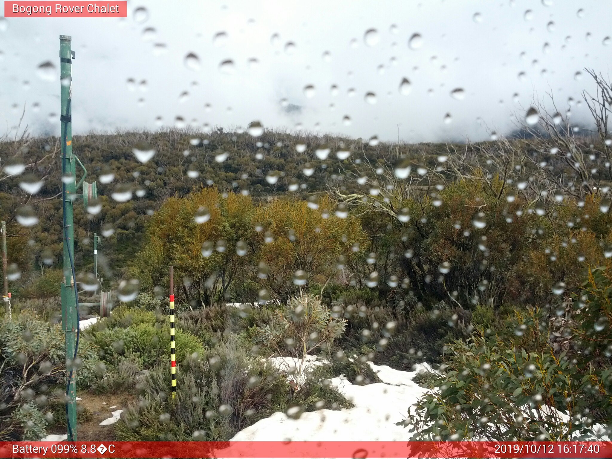 Bogong Web Cam 4:17pm Saturday 12th of October 2019