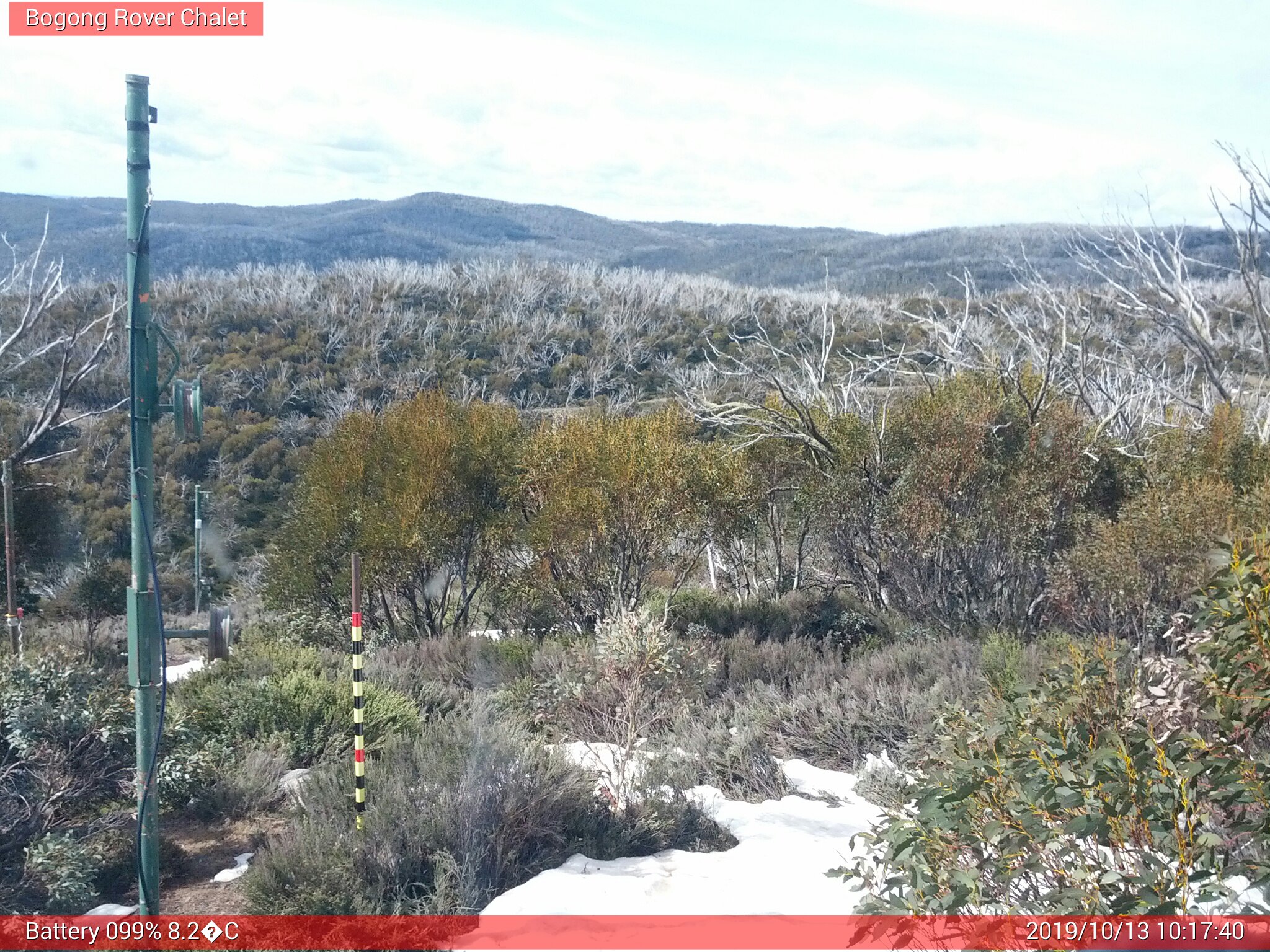 Bogong Web Cam 10:17am Sunday 13th of October 2019