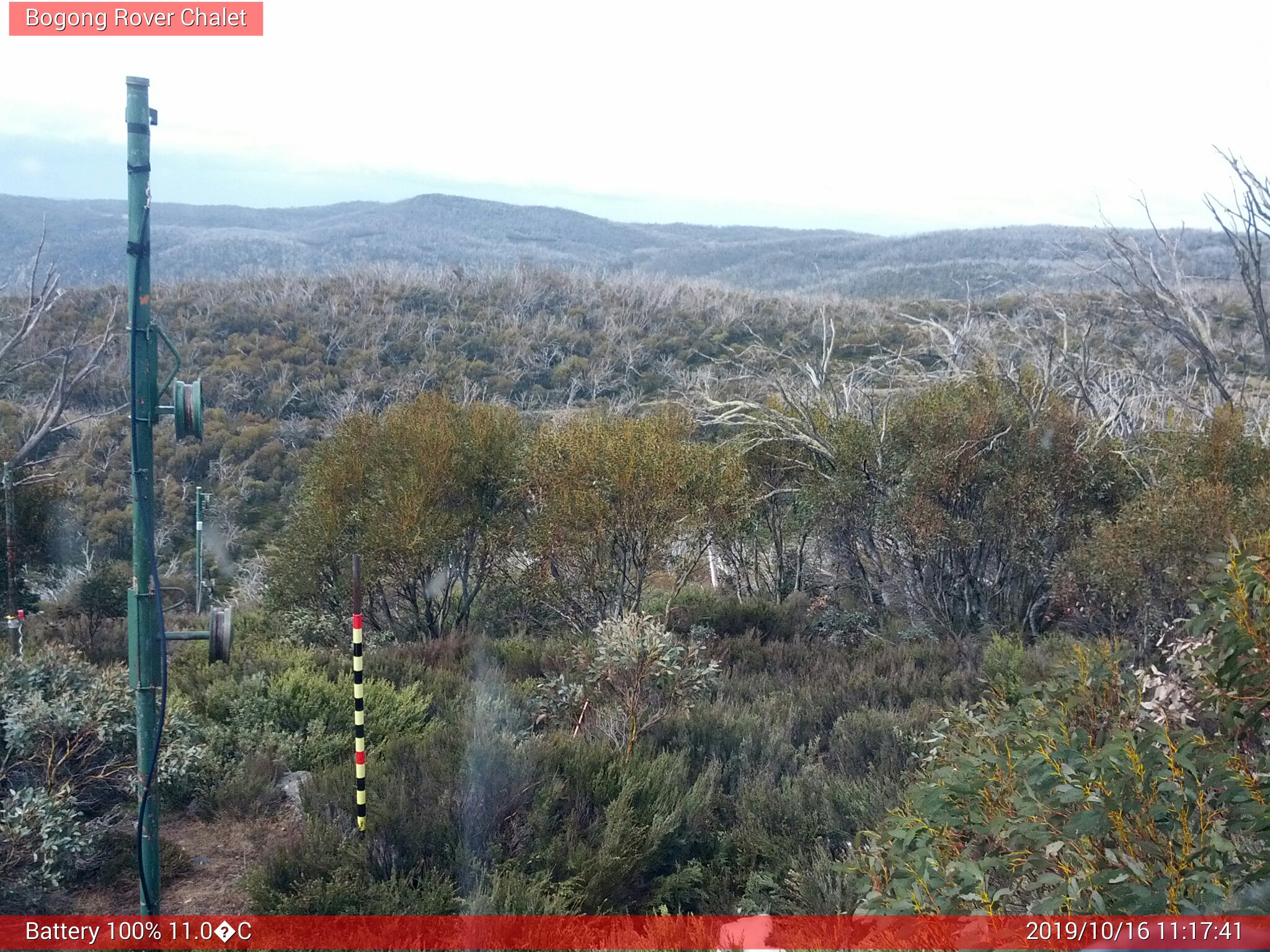 Bogong Web Cam 11:17am Wednesday 16th of October 2019