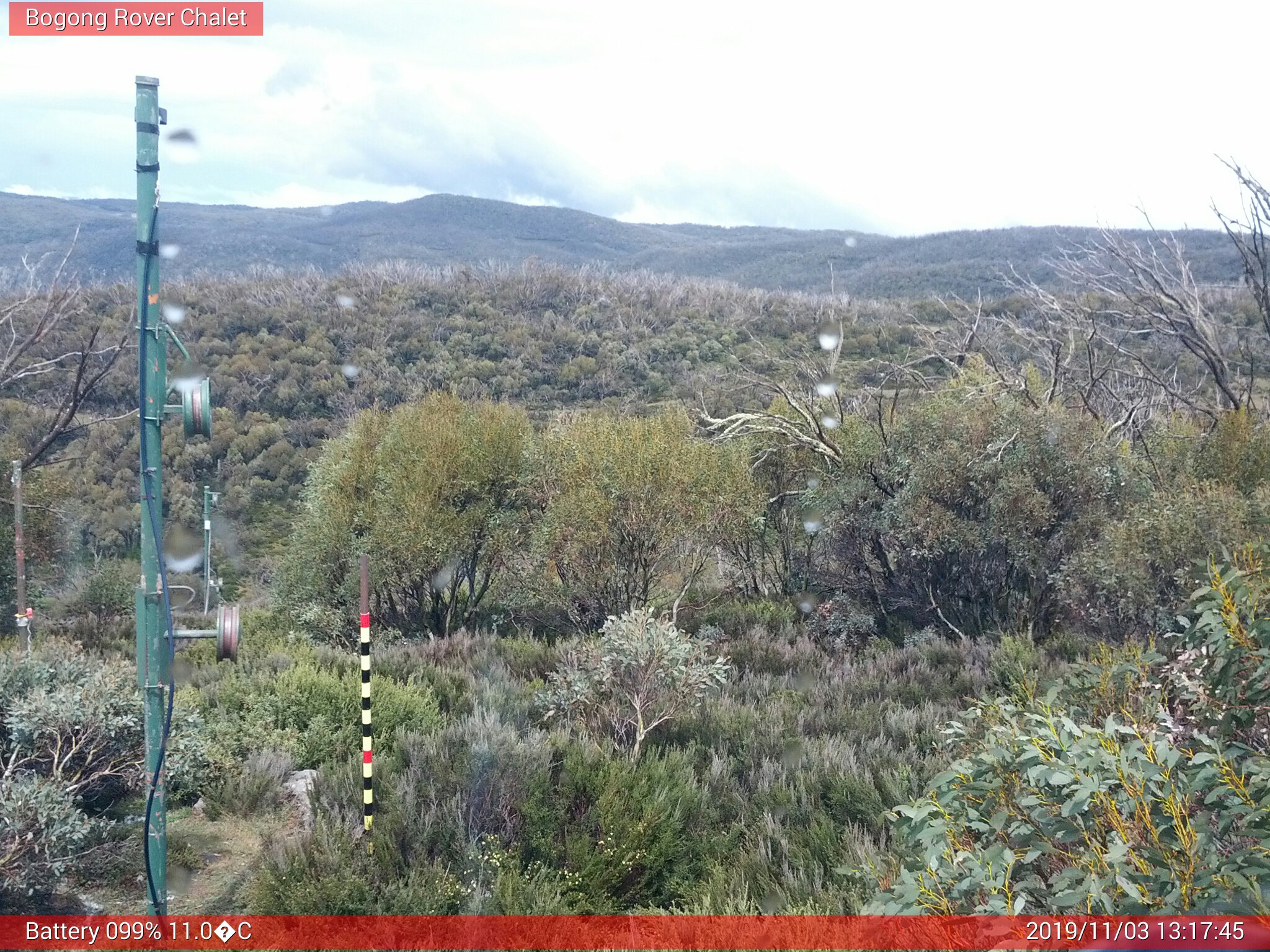 Bogong Web Cam 1:17pm Sunday 3rd of November 2019