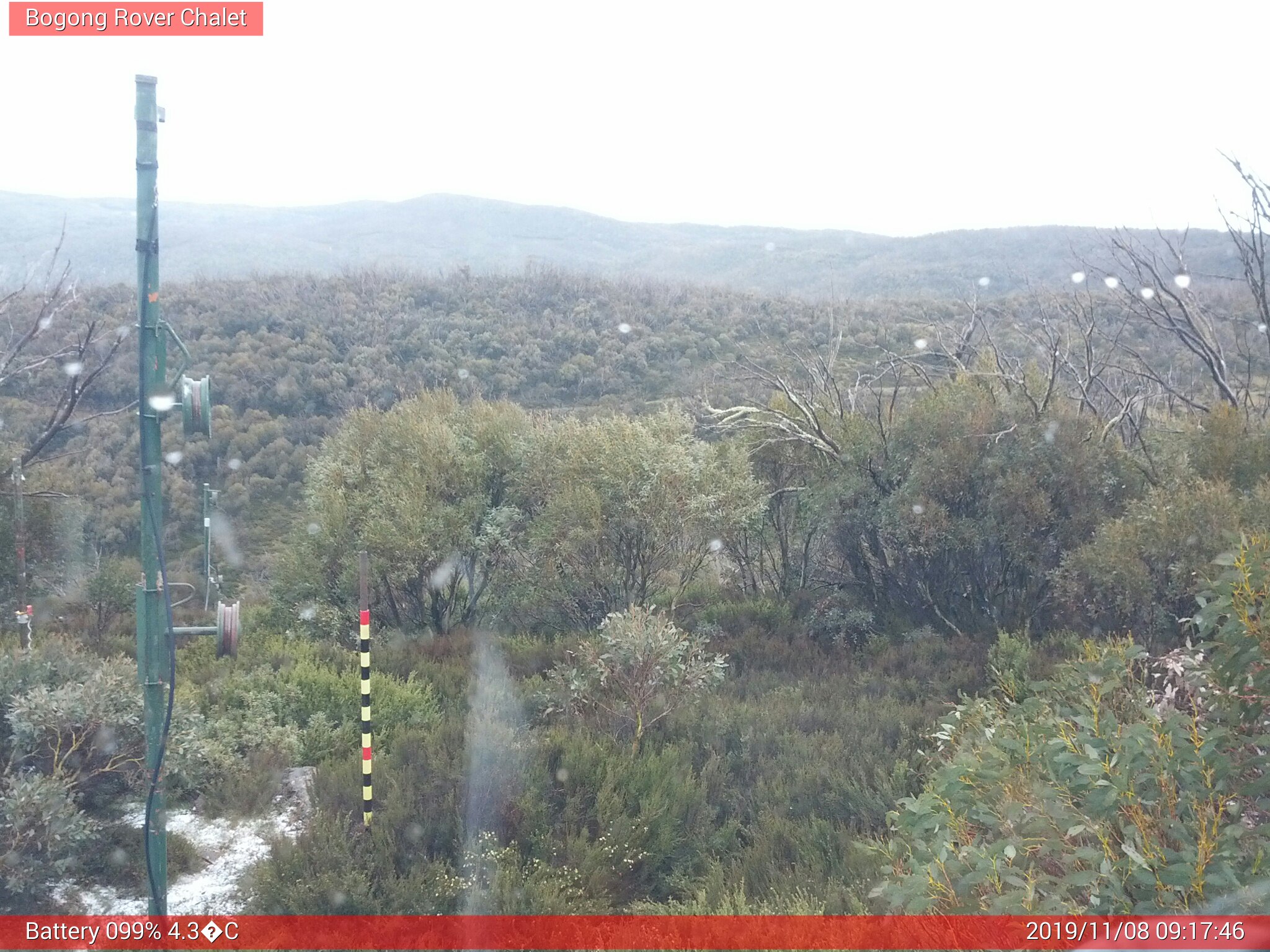 Bogong Web Cam 9:17am Friday 8th of November 2019