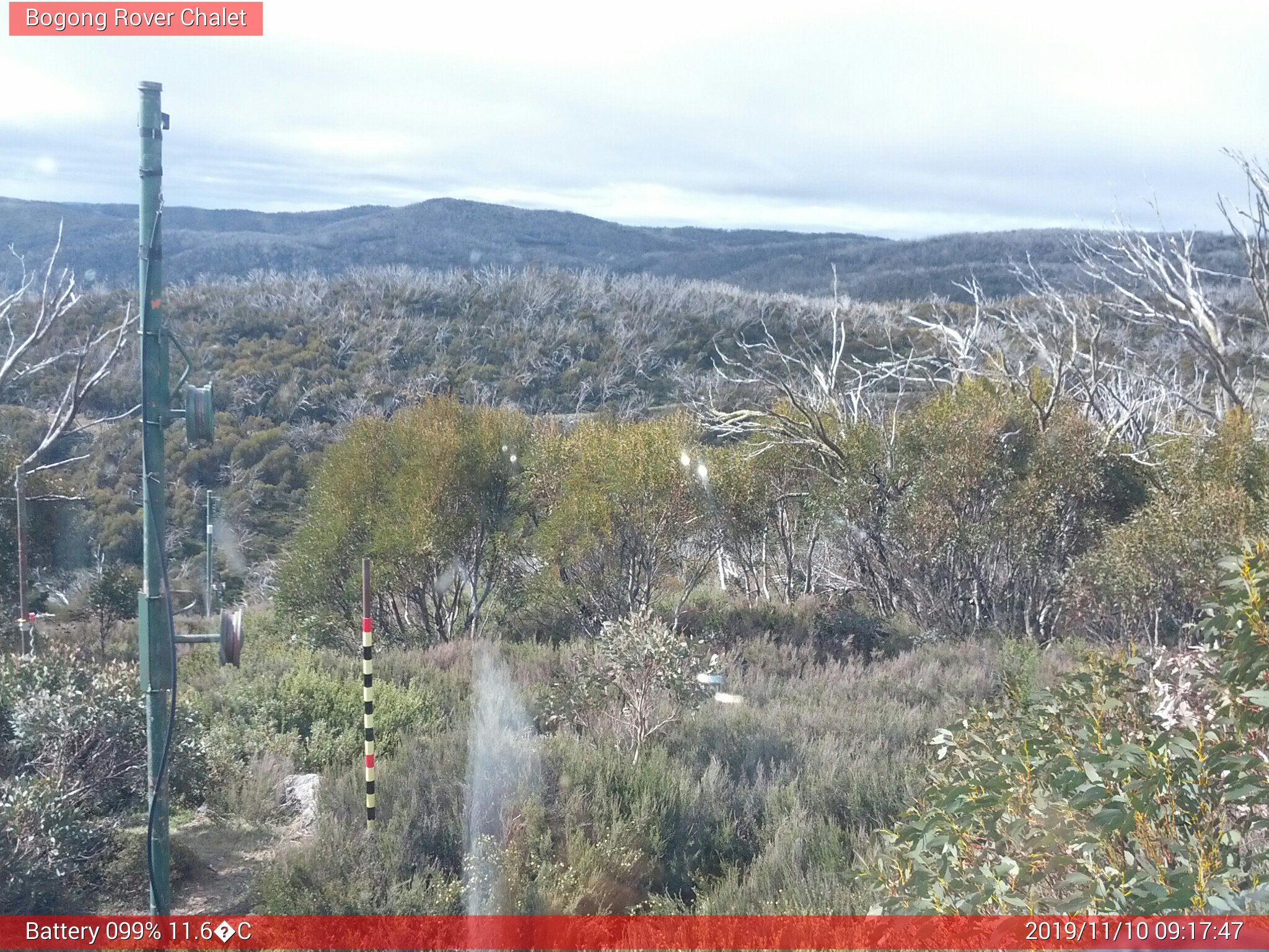 Bogong Web Cam 9:17am Sunday 10th of November 2019