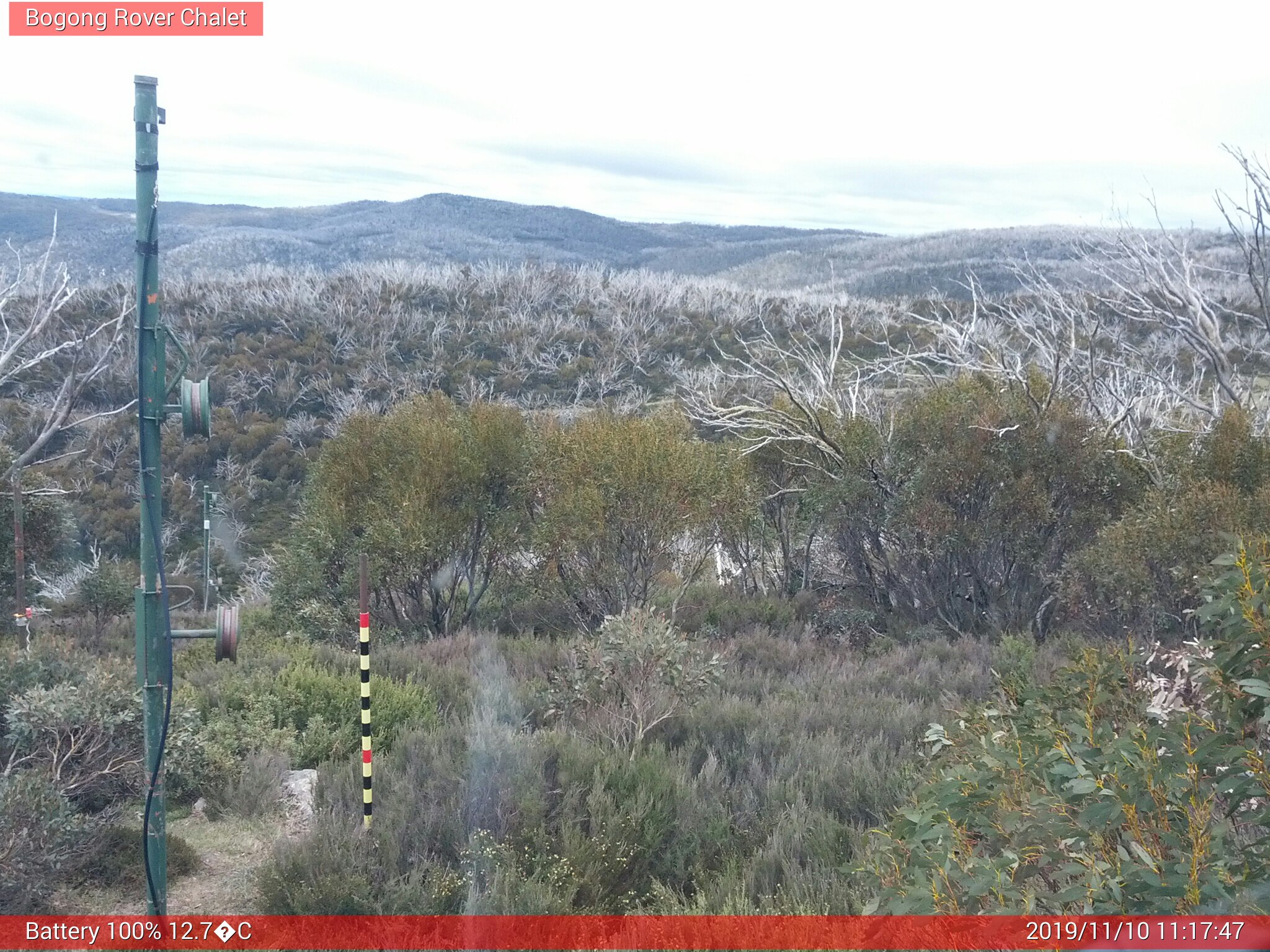 Bogong Web Cam 11:17am Sunday 10th of November 2019