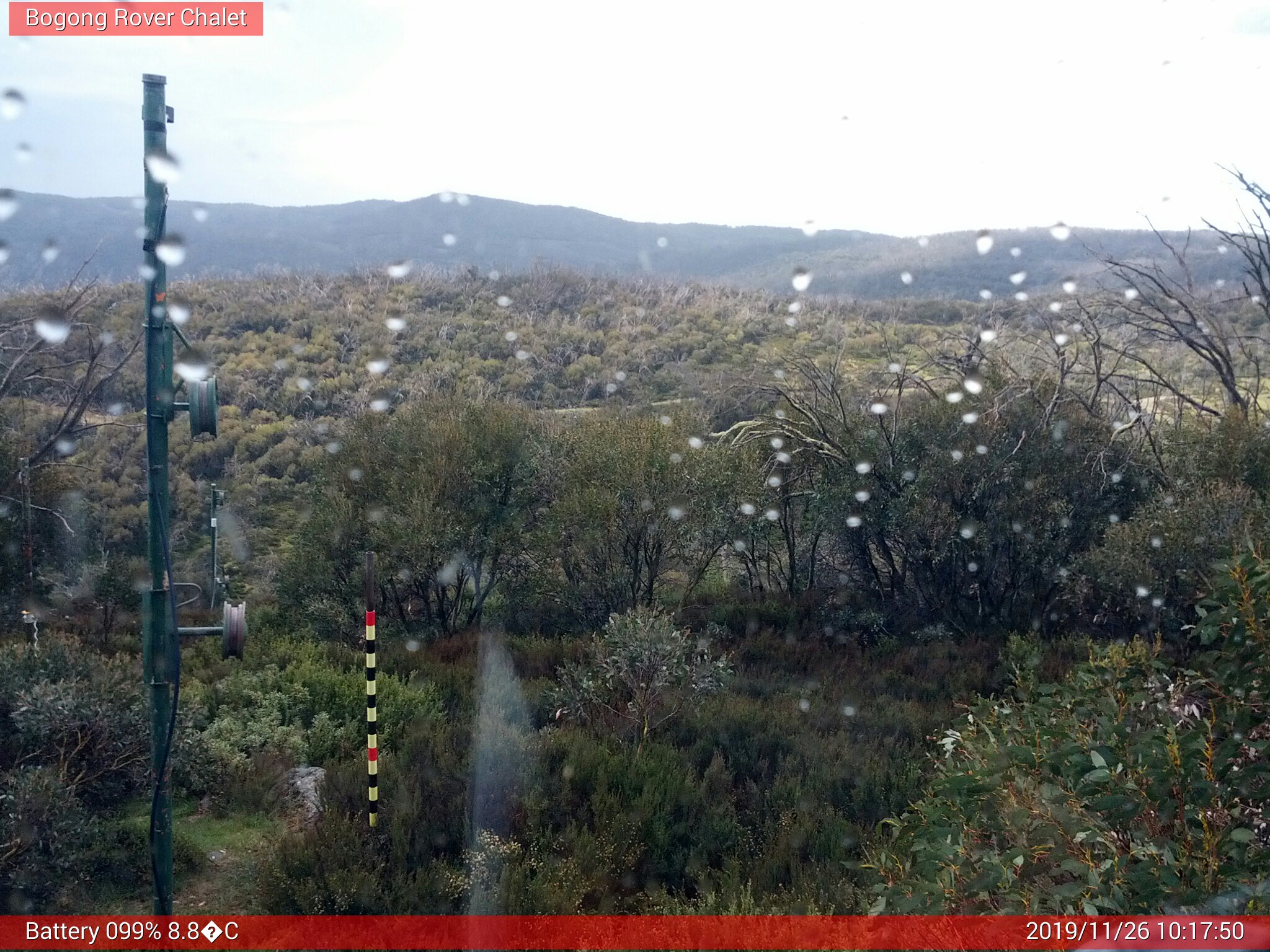 Bogong Web Cam 10:17am Tuesday 26th of November 2019