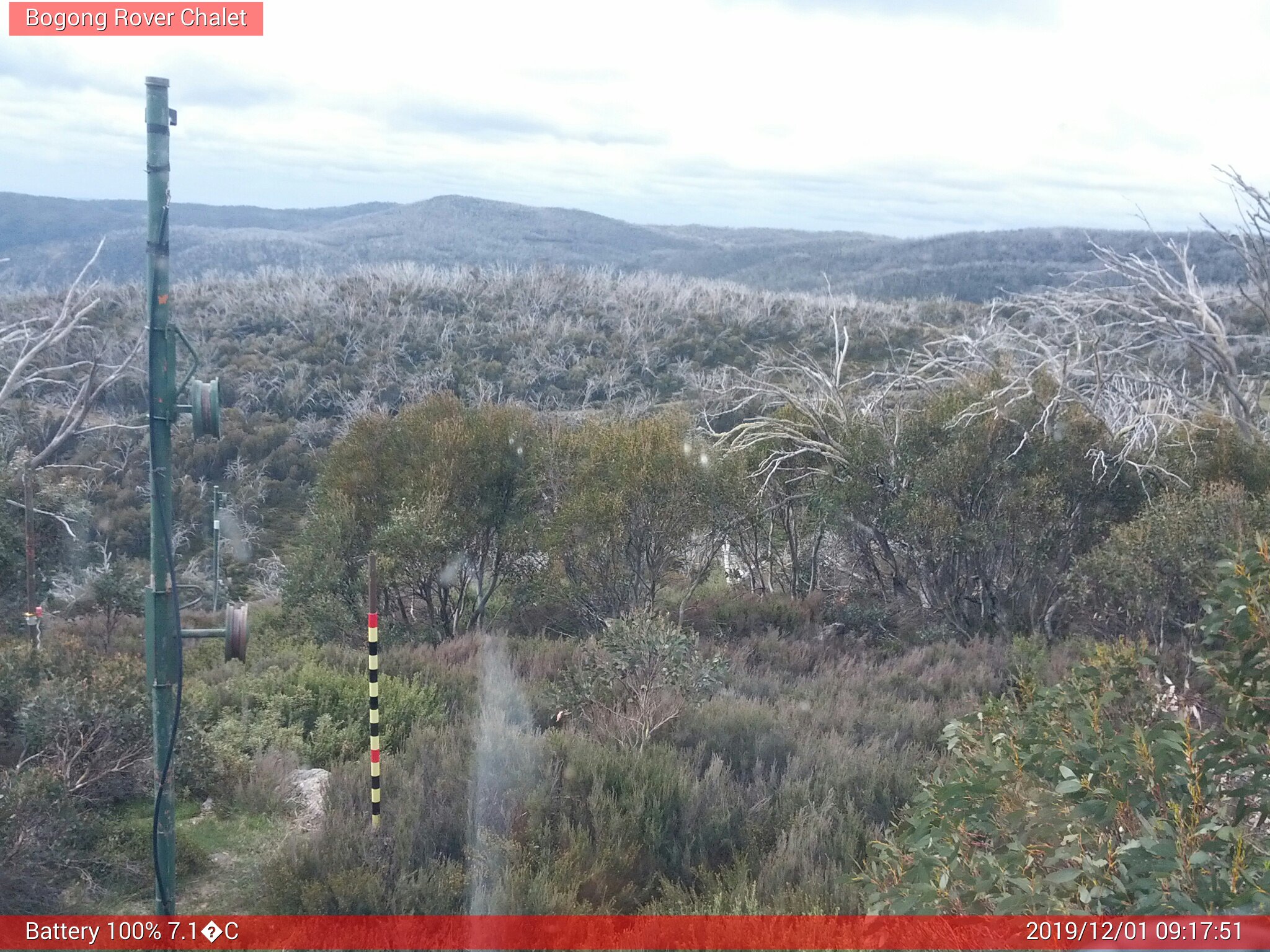 Bogong Web Cam 9:17am Sunday 1st of December 2019