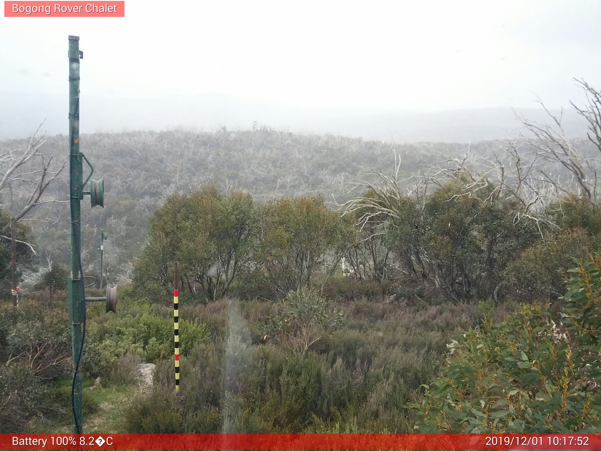 Bogong Web Cam 10:17am Sunday 1st of December 2019