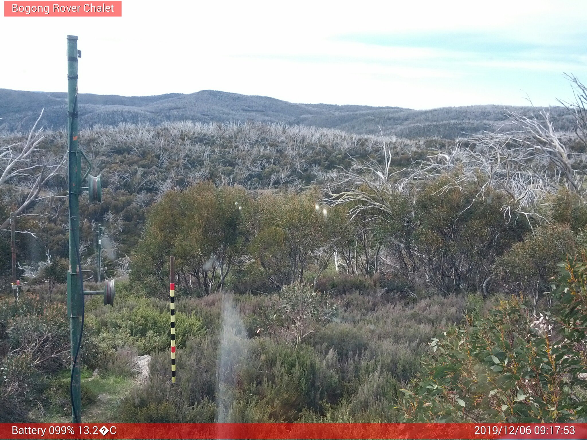 Bogong Web Cam 9:17am Friday 6th of December 2019