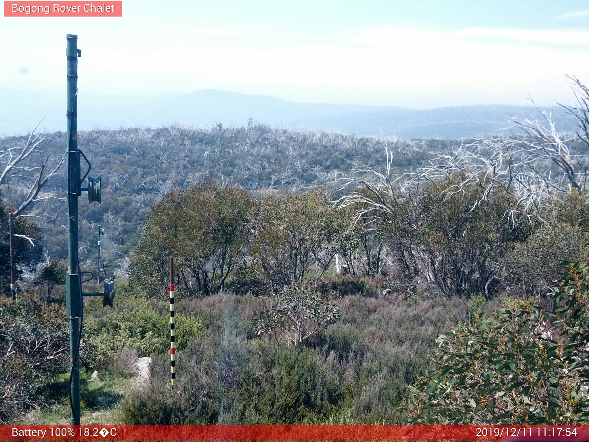 Bogong Web Cam 11:17am Wednesday 11th of December 2019