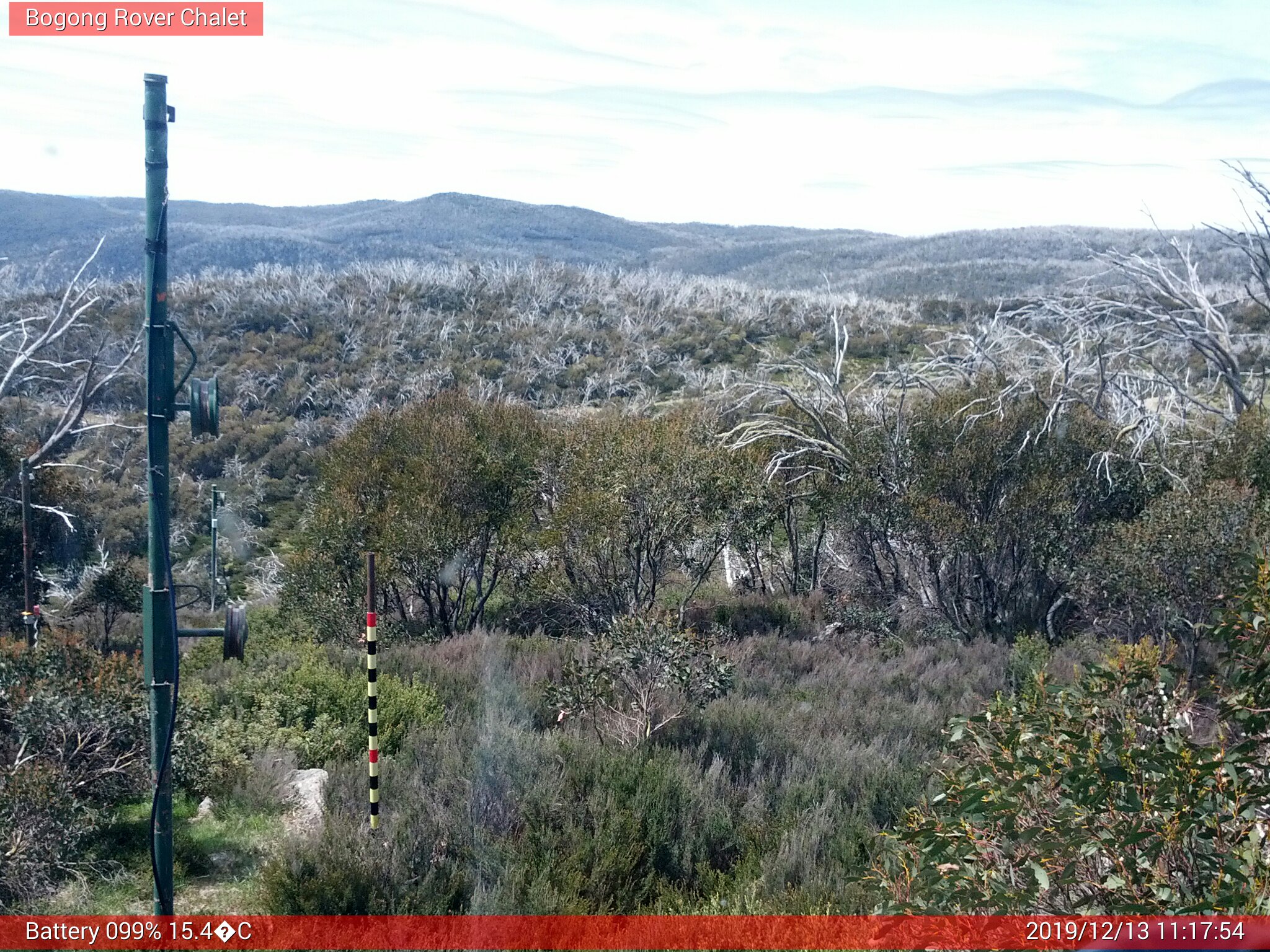 Bogong Web Cam 11:17am Friday 13th of December 2019