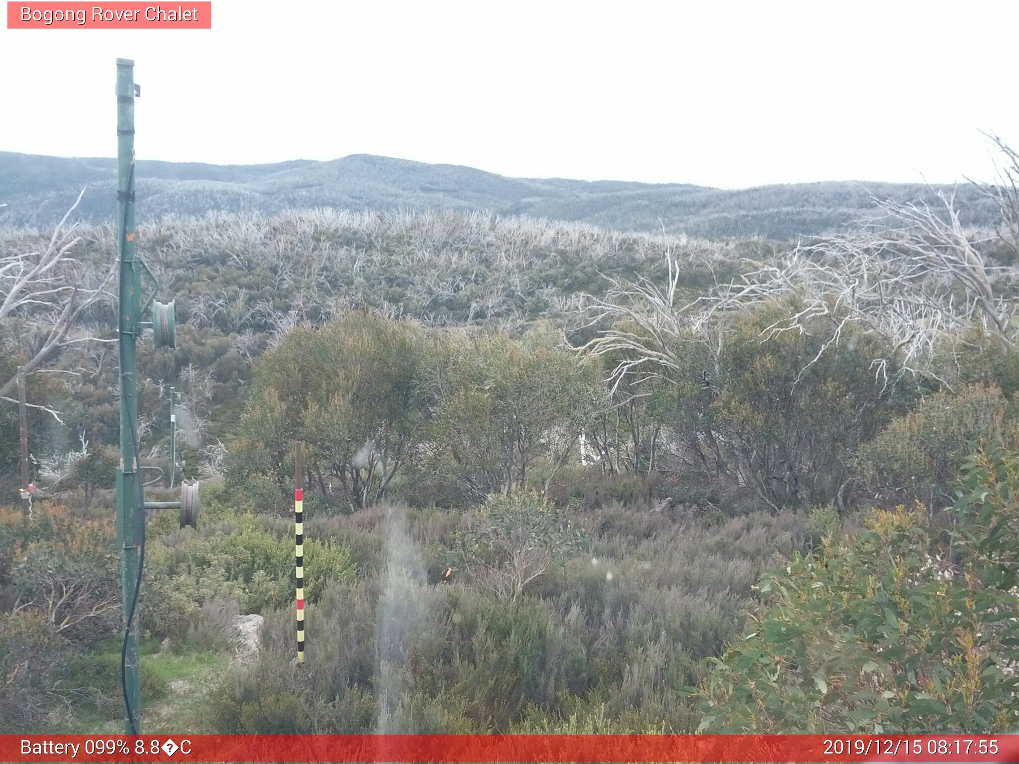 Bogong Web Cam 8:17am Sunday 15th of December 2019