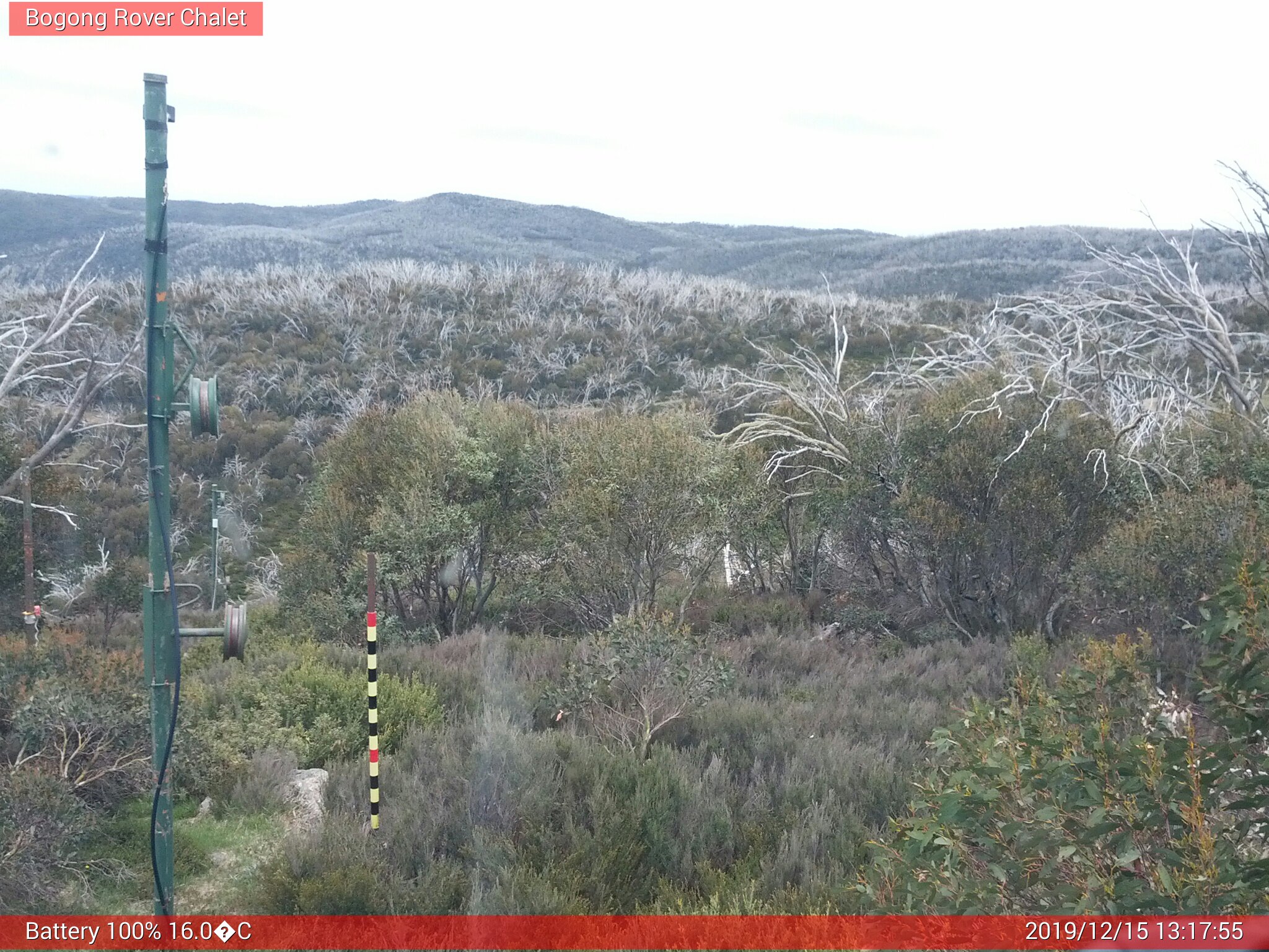 Bogong Web Cam 1:17pm Sunday 15th of December 2019