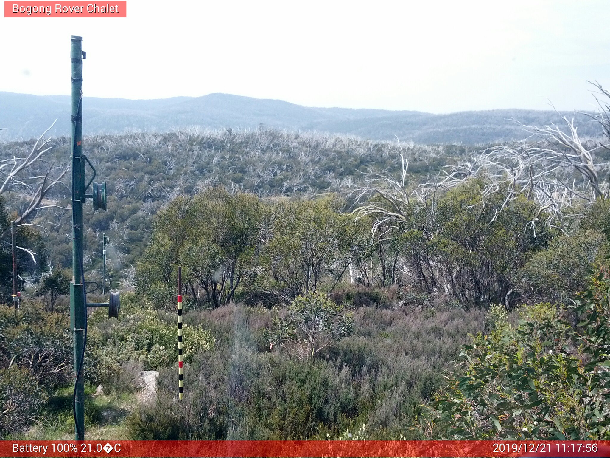 Bogong Web Cam 11:17am Saturday 21st of December 2019