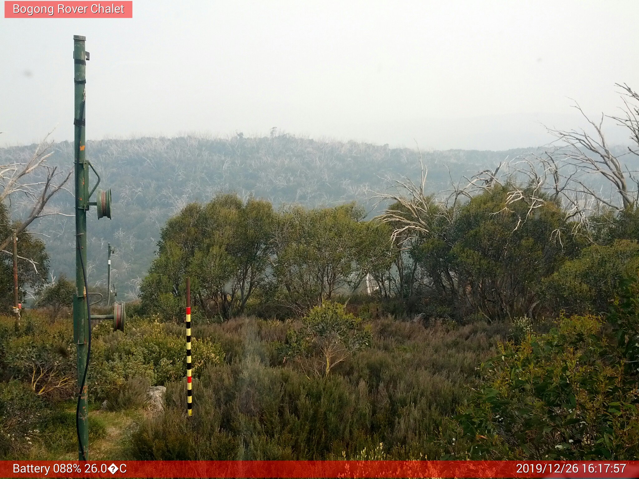 Bogong Web Cam 4:17pm Thursday 26th of December 2019