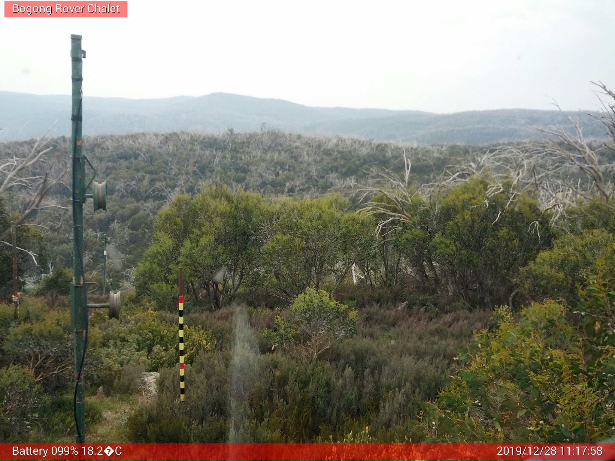 Bogong Web Cam 11:17am Saturday 28th of December 2019