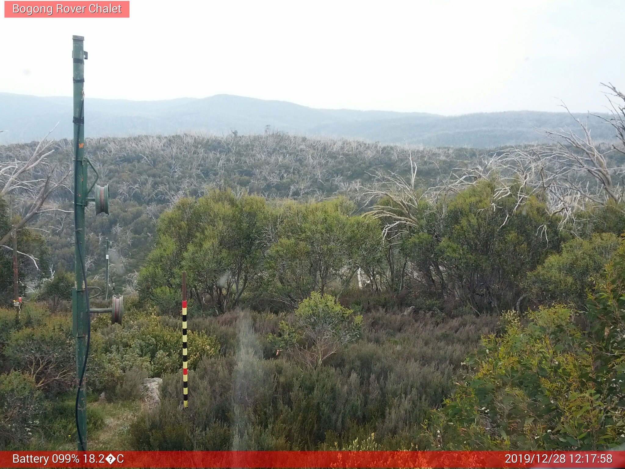 Bogong Web Cam 12:17pm Saturday 28th of December 2019