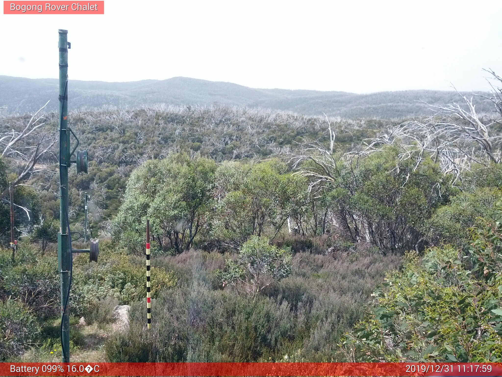 Bogong Web Cam 11:17am Tuesday 31st of December 2019